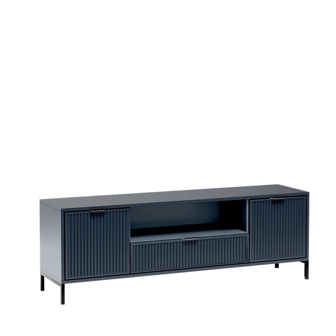 Masseno Lowboard ZIGO 165,3 cm TV-Schrank mit 1 Schubladen und 2 Türen Blau