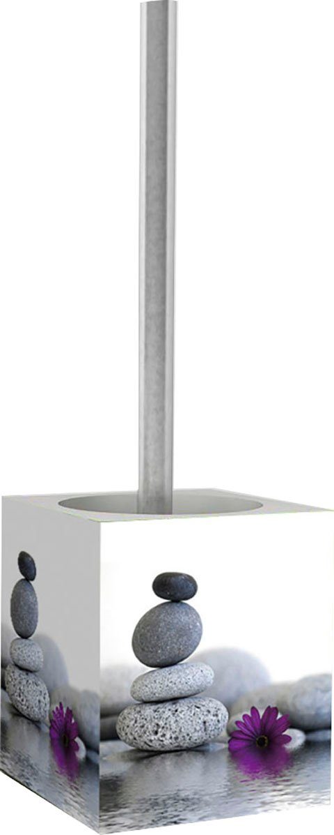Sanilo WC-Garnitur Energy Stones, Fliesen, (2-tlg), kräftige Farben, mit auswechlbarem Bürstenkopf