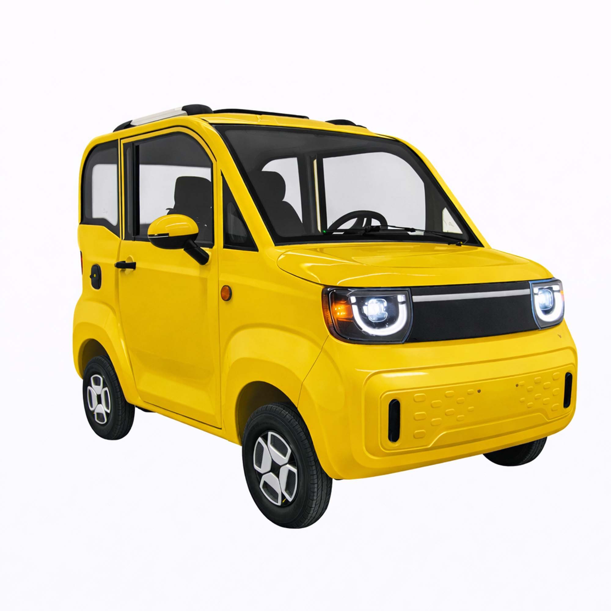 Urban Hopper E-Motorroller Urban Hopper Twin Base 4-Rad Elektro Kabinenroller 2 Sitzer Microcar, 3000 W, 45 km/h, 3kW 45kmh, 60V 58Ah Blei-Gel-Akku, Reichweite ca. 60km COC