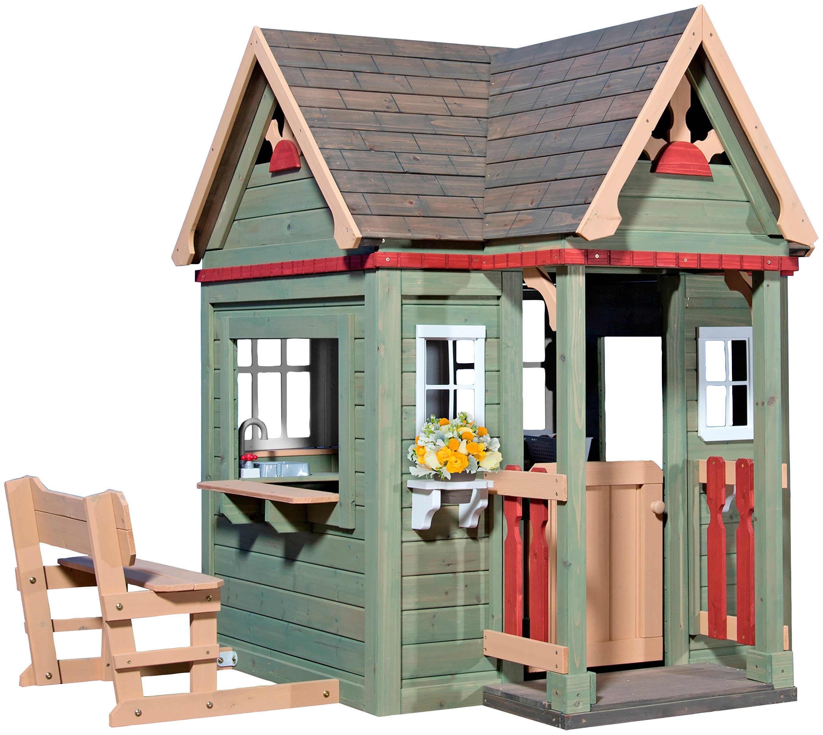Image of Backyard Discovery Spielhaus Victorian Inn, BxTxH: 165x188x170 cm