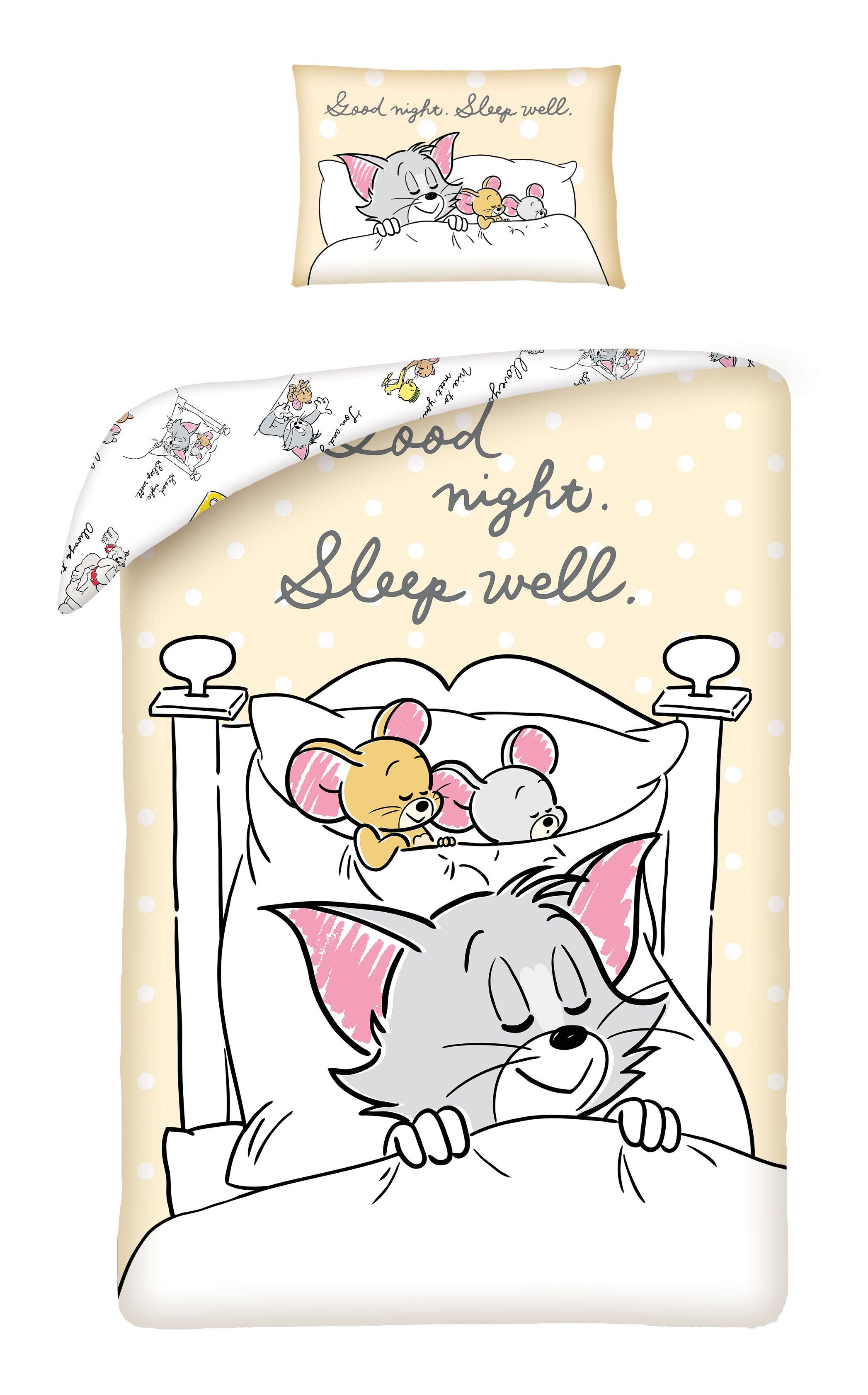 Babybettwäsche Tom and Jerry Babybettwäsche 100 x 135 cm