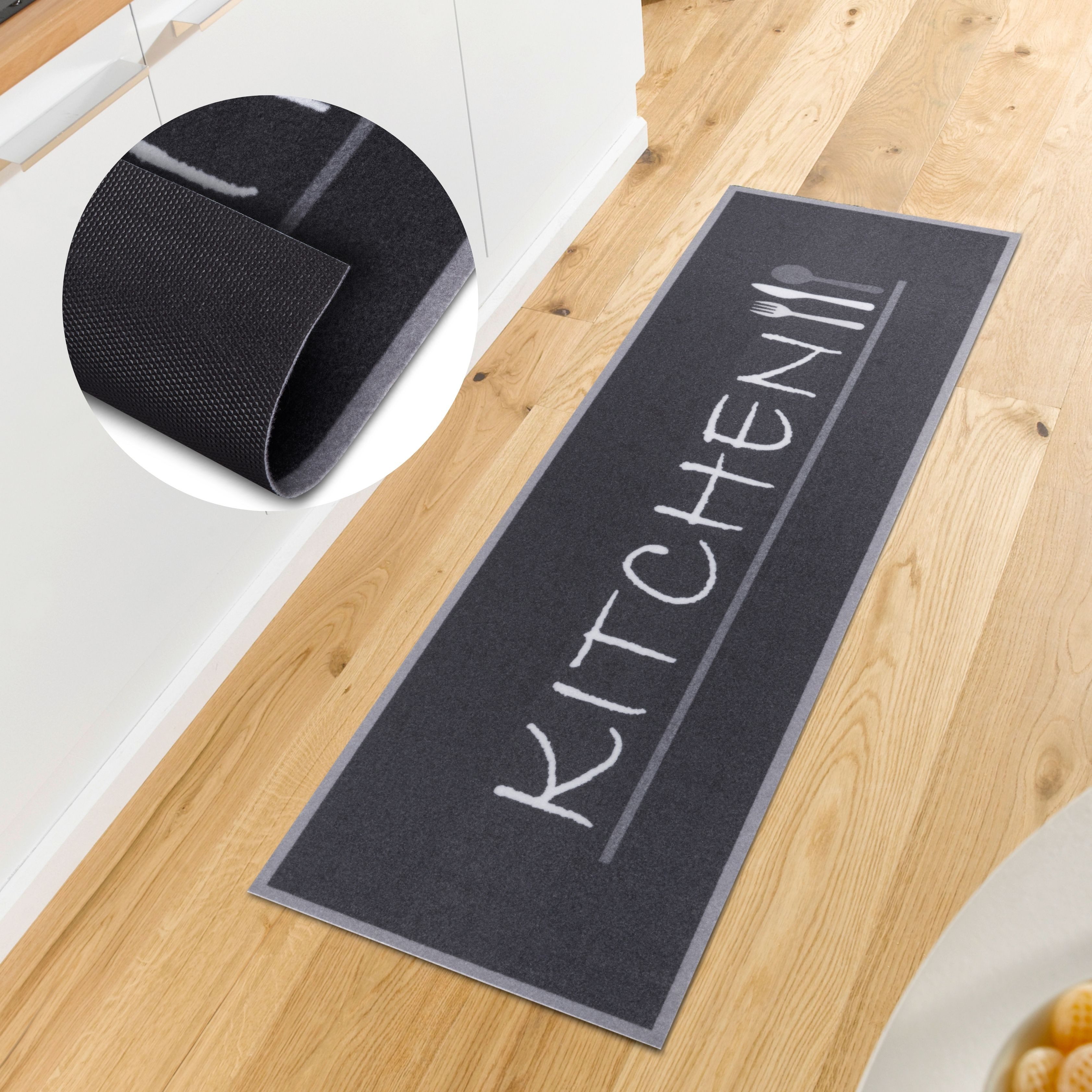 HANSE Home Küchenläufer Kitchen Cutlery, rechteckig, Höhe: 3 mm, Läufer, Ru günstig online kaufen