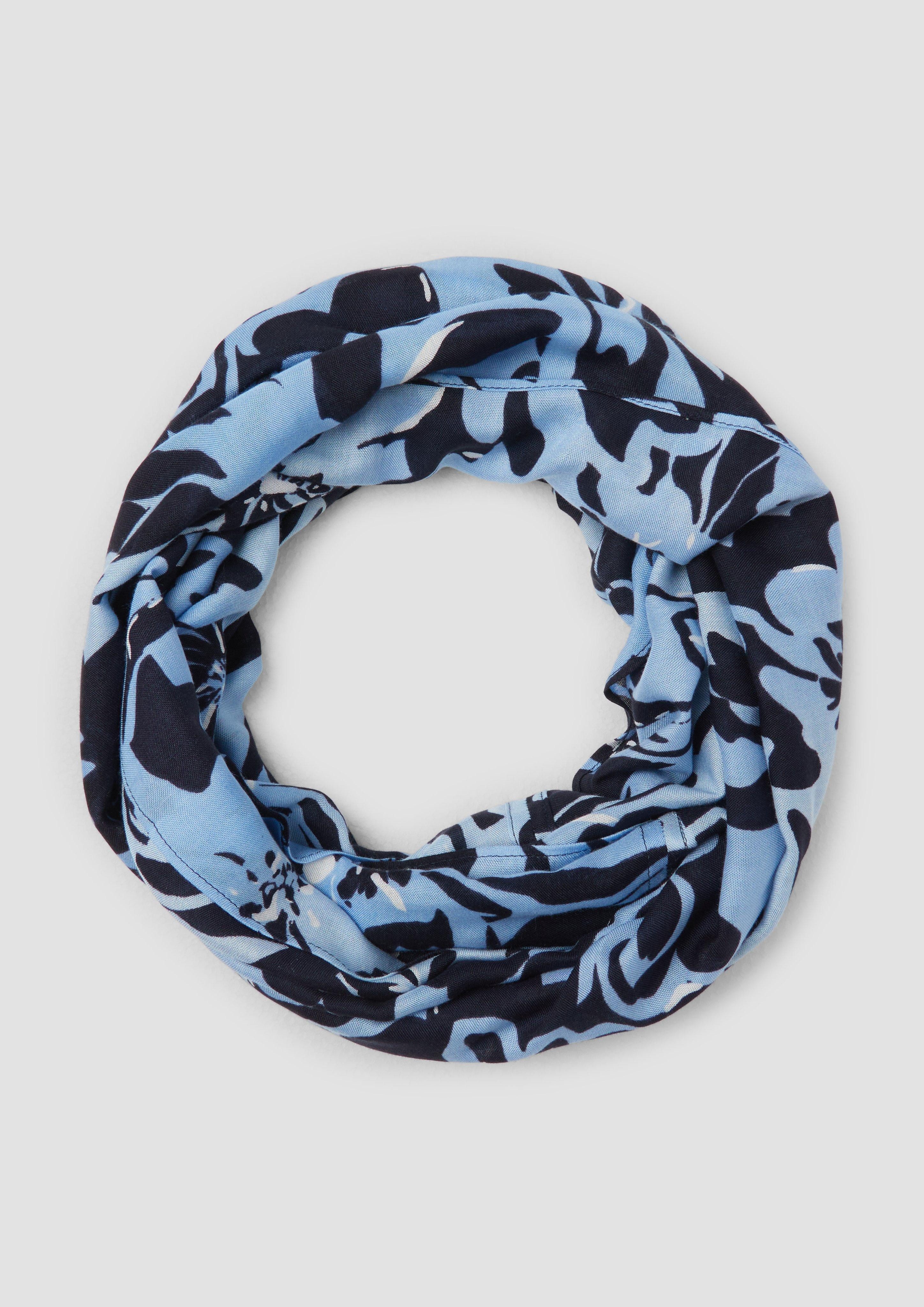 s.Oliver Halstuch Snood mit floralem Artwork günstig online kaufen