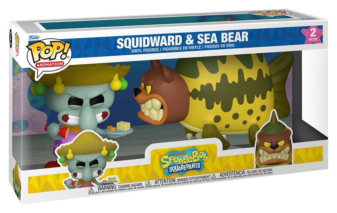 Funko Merchandise-Figur SpongeBob Schwammkopf POP! Animation Vinyl Figur 2er-Pack Squidward &