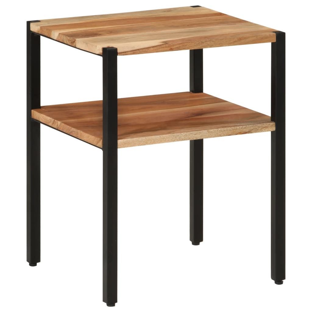vidaXL Beistelltisch Beistelltisch 35x35x45 cm Massivholz und Eisen