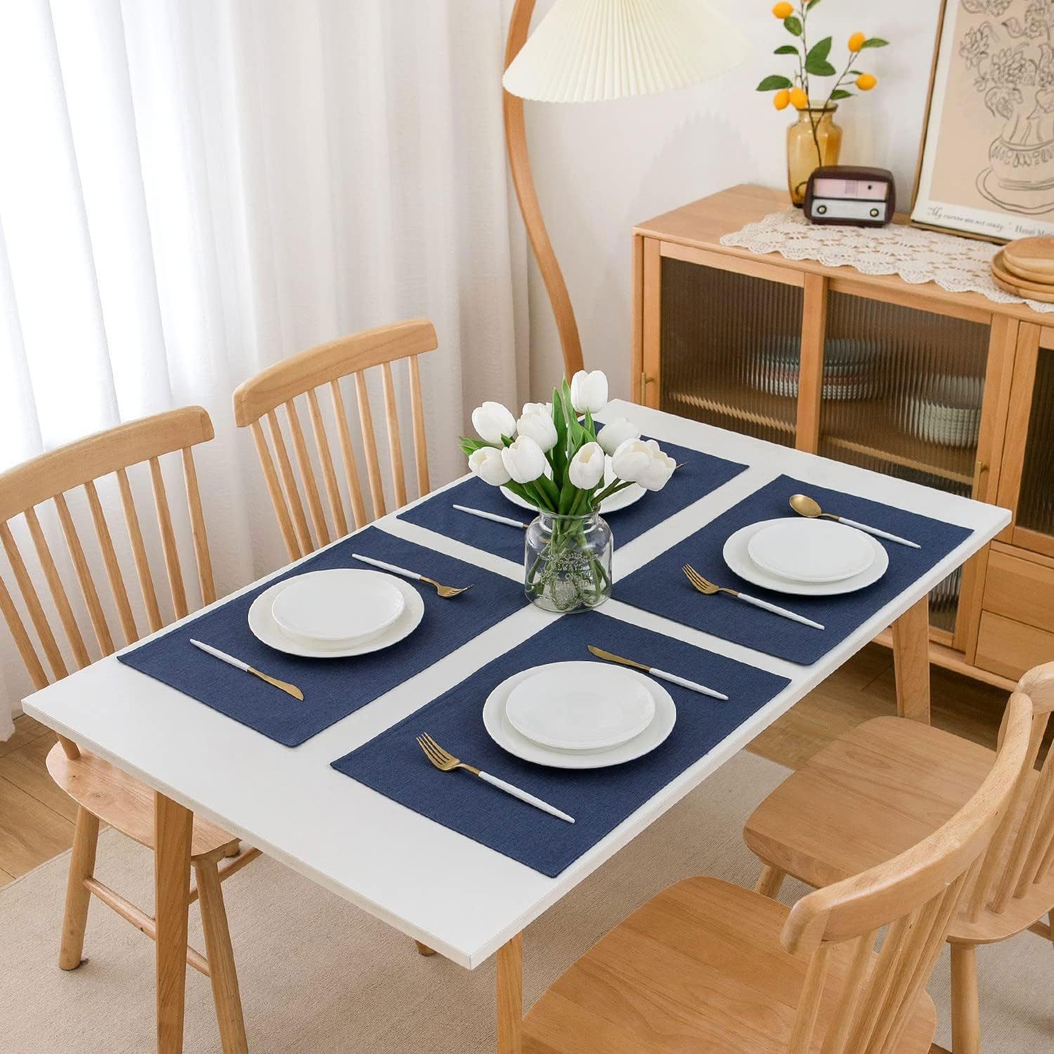 MODFU Platzset 6er Tischset Platz-Matten Platzdeckchen günstig online kaufen