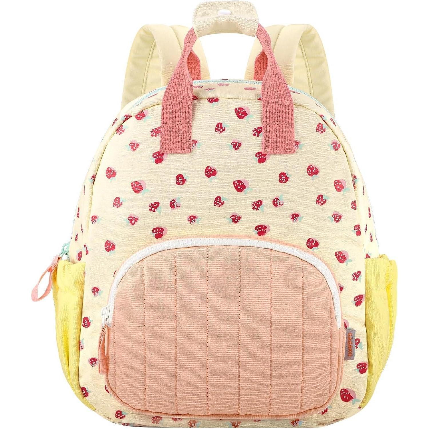LuxusKollektion Kinderrucksack Kinderrucksack Mädchen 30cm 2-5 Jahre Mini 01_rosa Erdbeere
