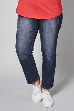 Janet & Joyce Regular-fit-Jeans Jeans Slim Fit Destroy-Effekte 5-Pocket