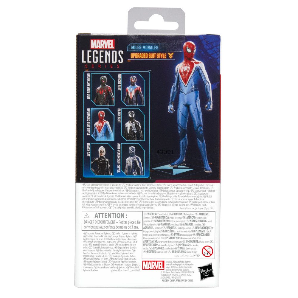 Hasbro Actionfigur Spider-Man 2 Marvel Legends Gamerverse Actionfigur Miles Morales (Upgr