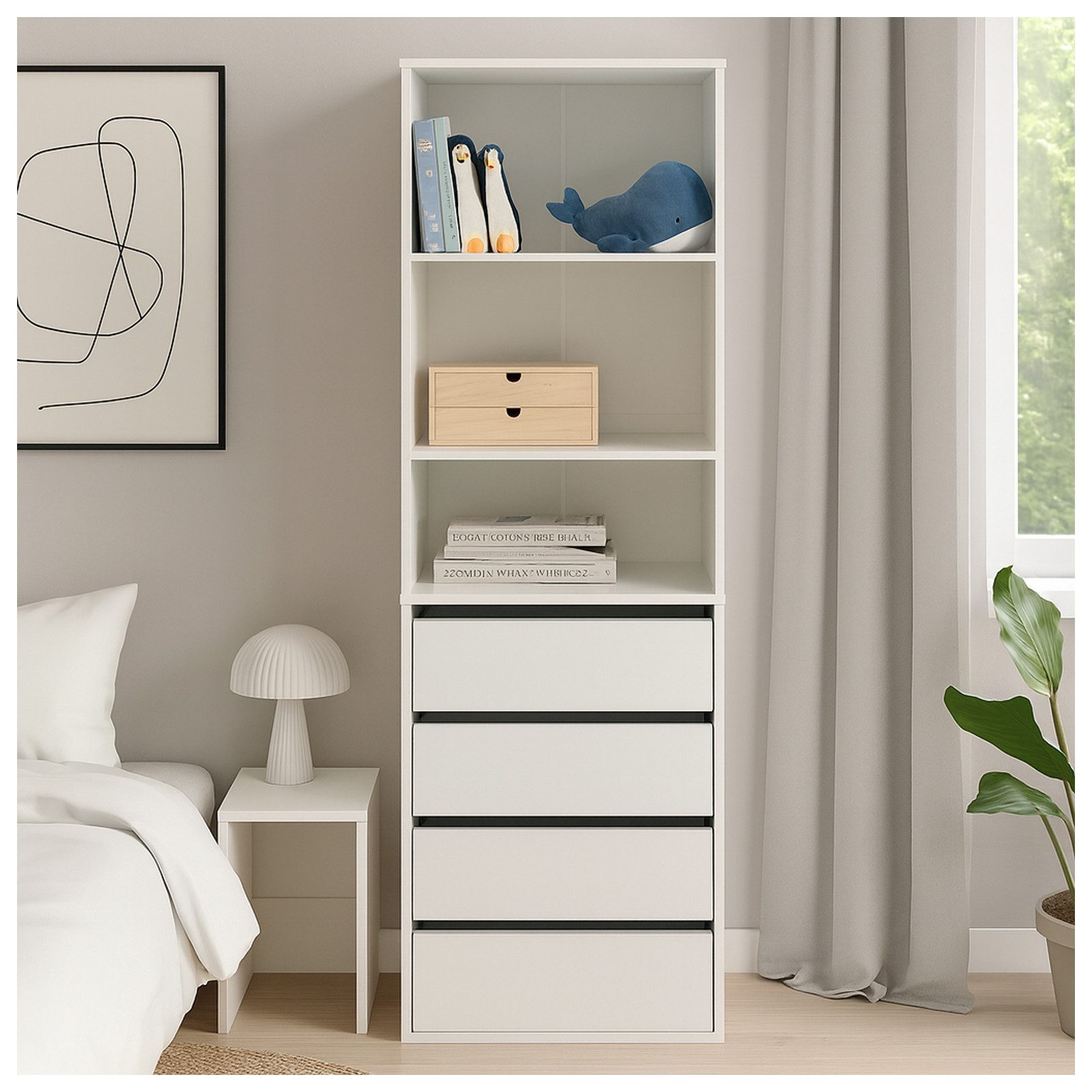 HTI-Line Kommode Kommode Nina XXL (Stück, 1 St., 1x Kommode Nina), Anrichte Sideboard Schrank