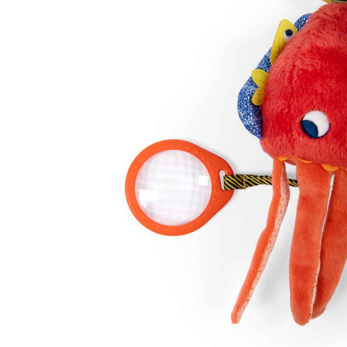 Moulin Roty Greifspielzeug Spieltier Tintenfisch 30cm Greifling Plüschtier Kuscheltier