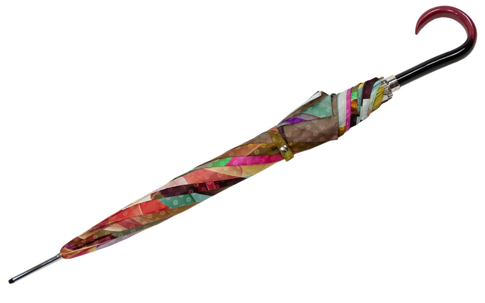 edler, MANUFAKTUR Designs doppler Farben Langregenschirm Manufaktur-Regenschirm, in einzigartige handgearbeiteter leuchtenden