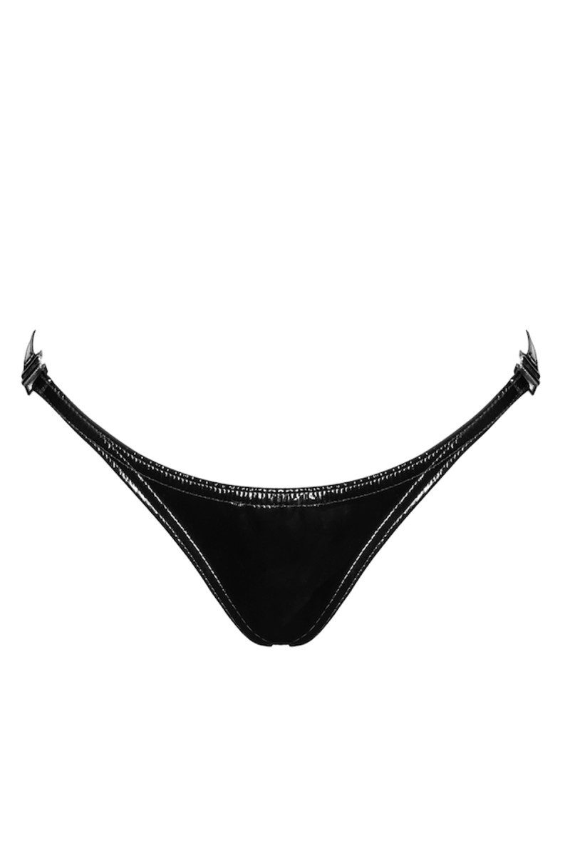 Noir Handmade String String in schwarz - S