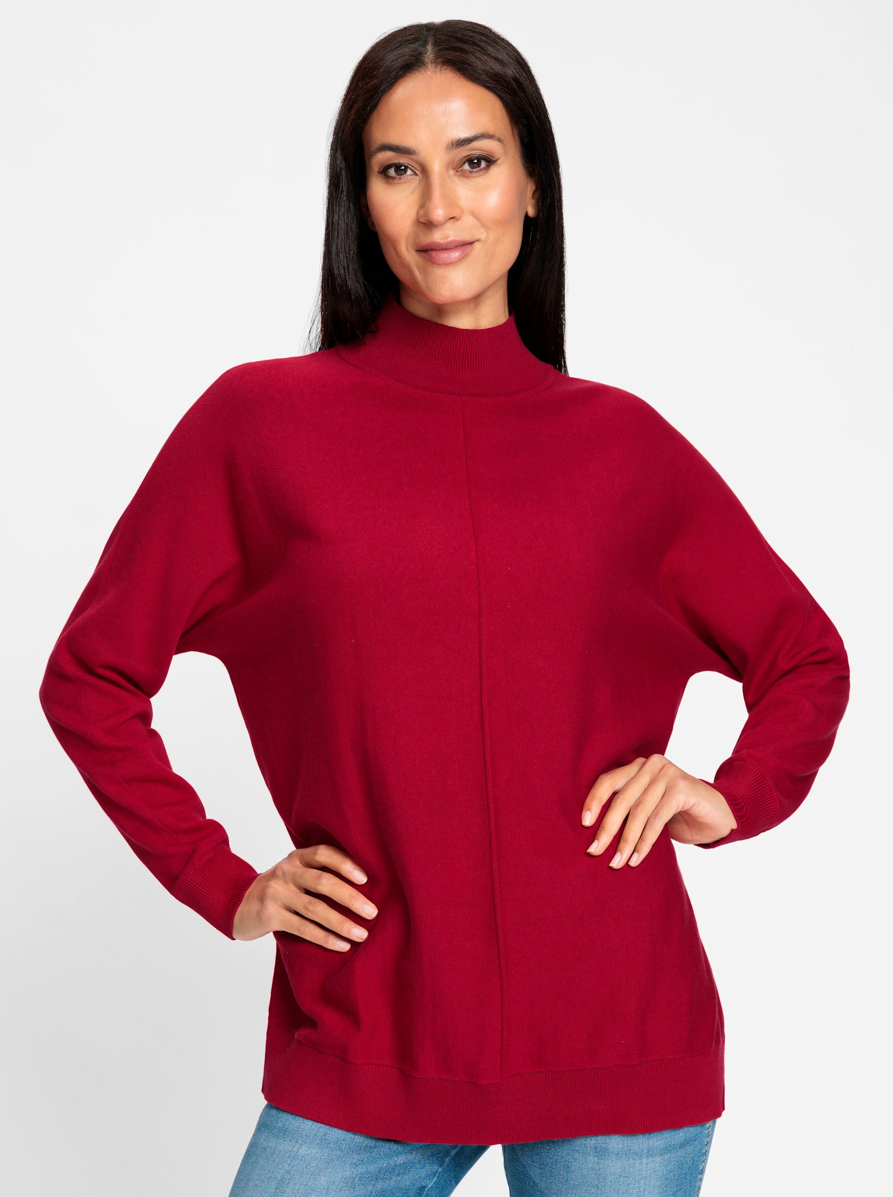 heine Strickpullover Pullover Langarm Feinstrick, Jersey günstig online kaufen