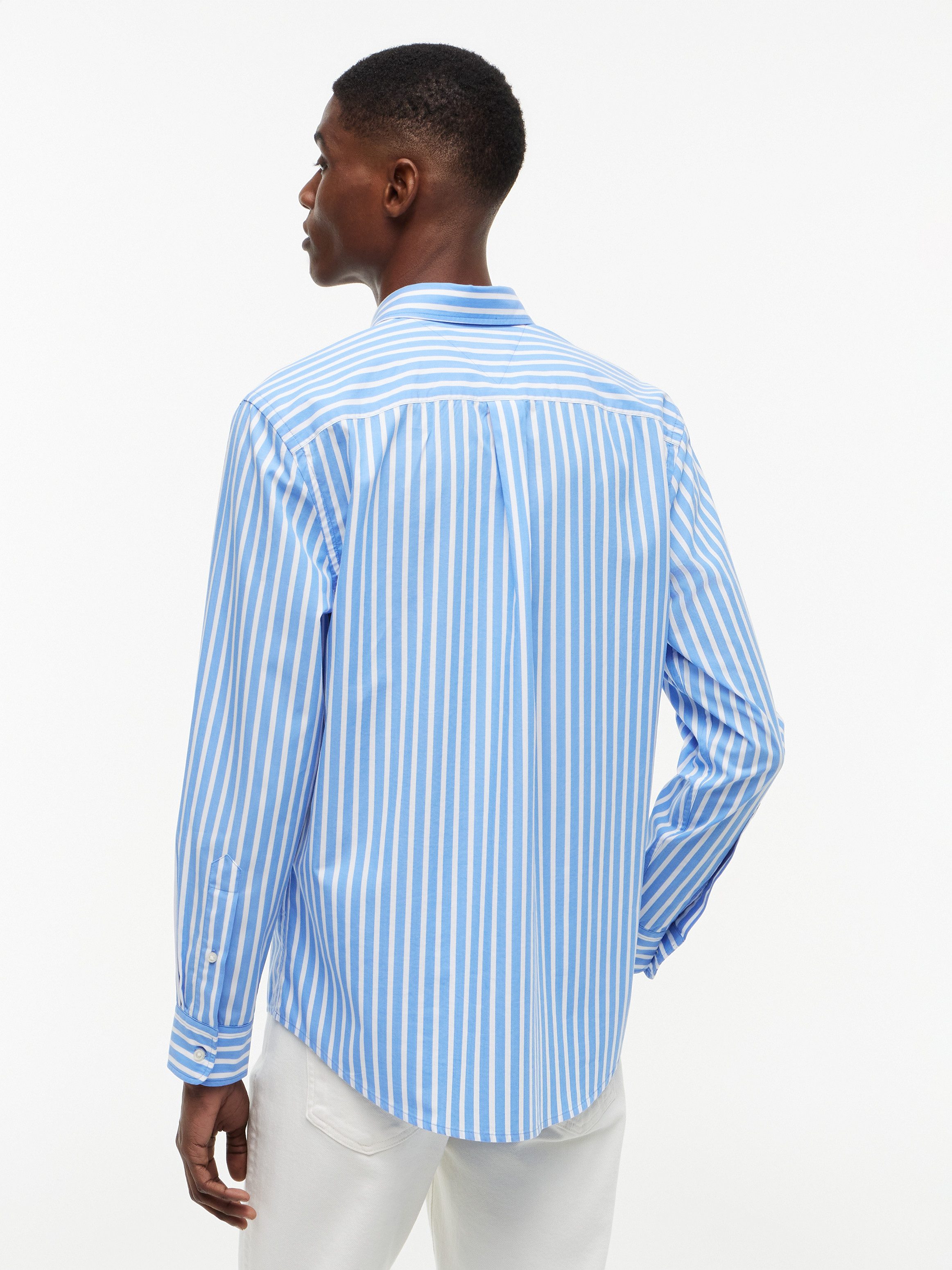 Tommy Hilfiger Langarmhemd FLEX POPLIN SEASONAL STRIPE SHT Regular Fit Flex Cotton