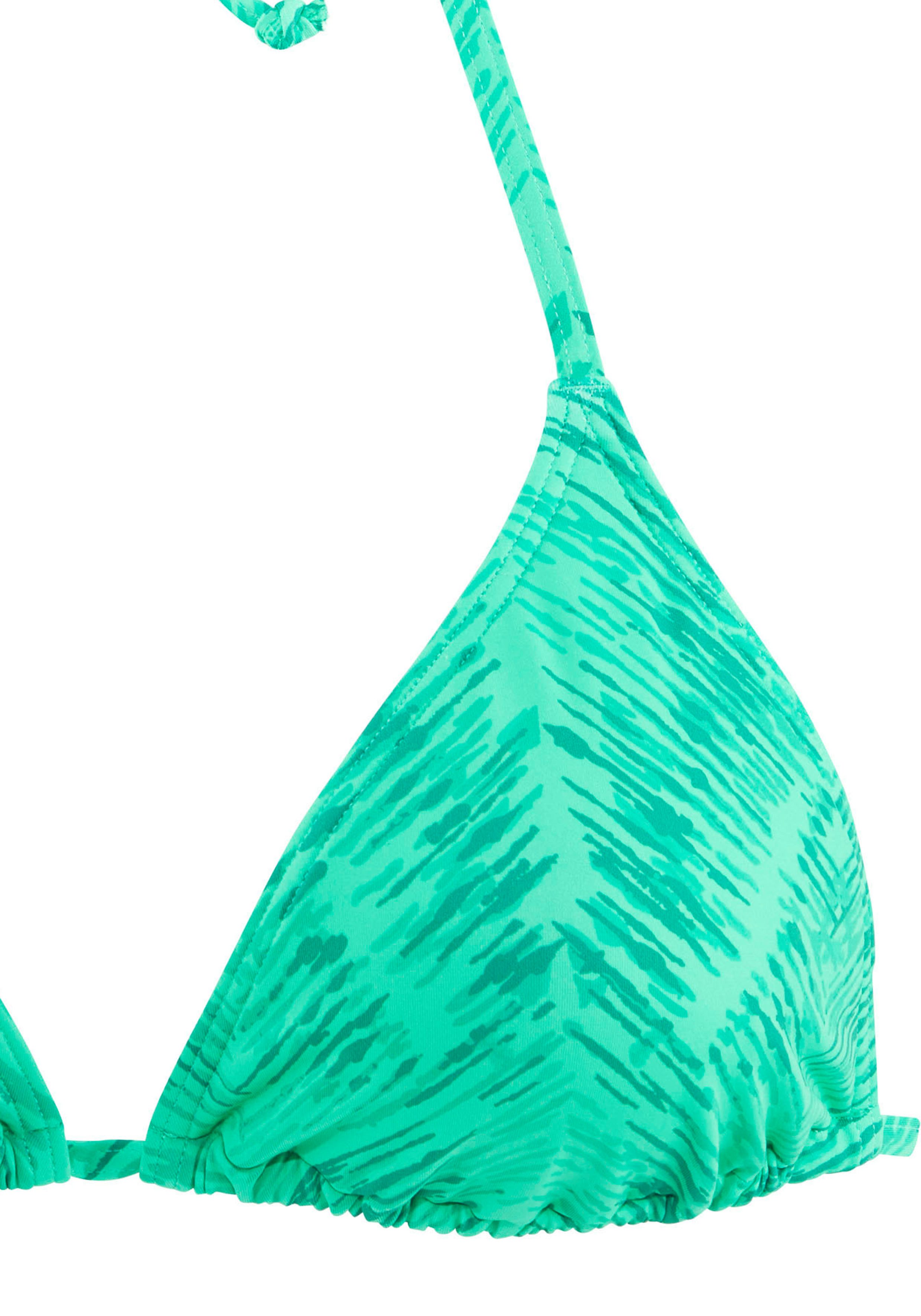 JETTE Triangel-Bikini-Top Floretta, in Ton in Ton-Harmonie