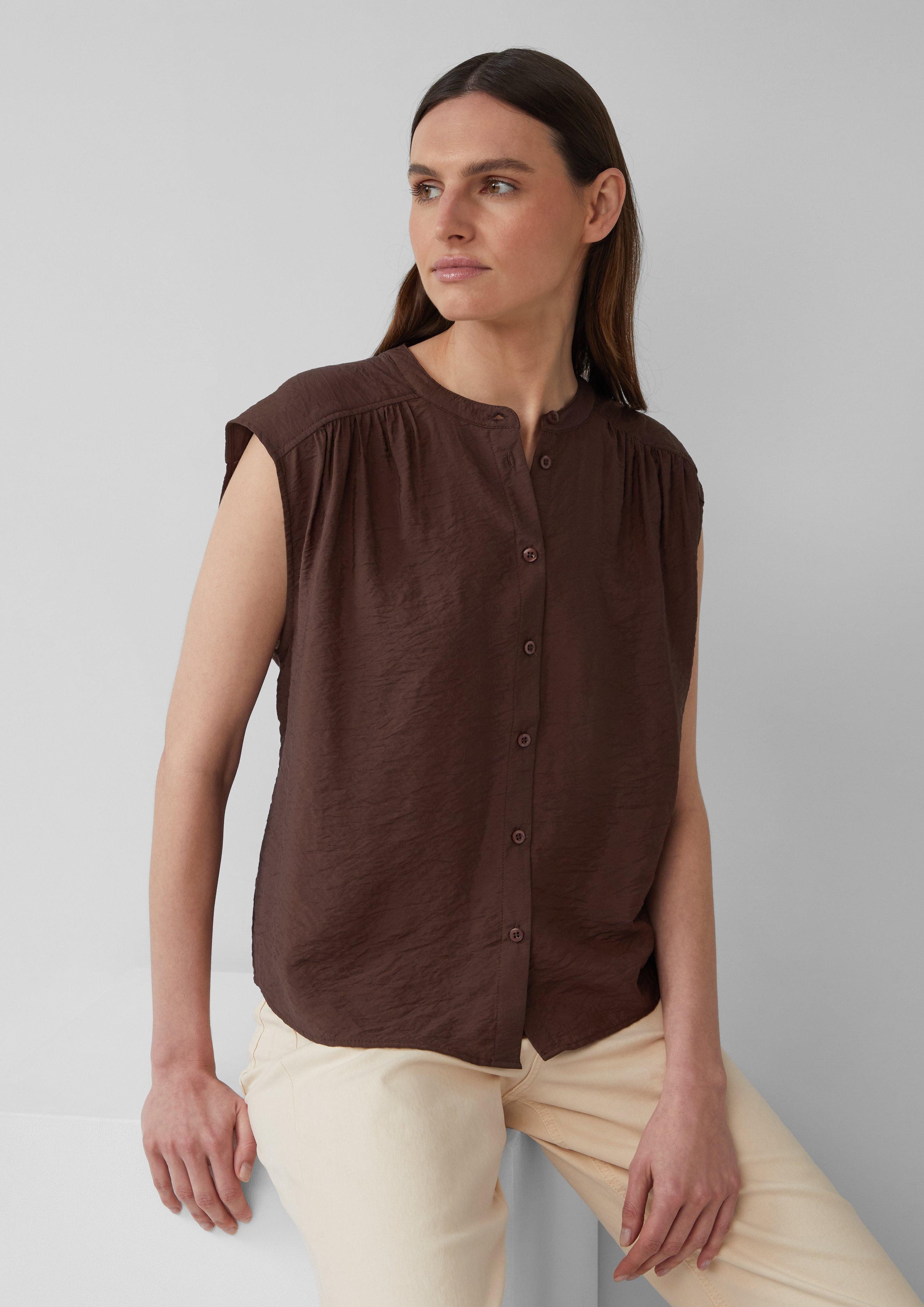 s.Oliver Blusentop Oversized Bluse aus Viskosemix günstig online kaufen