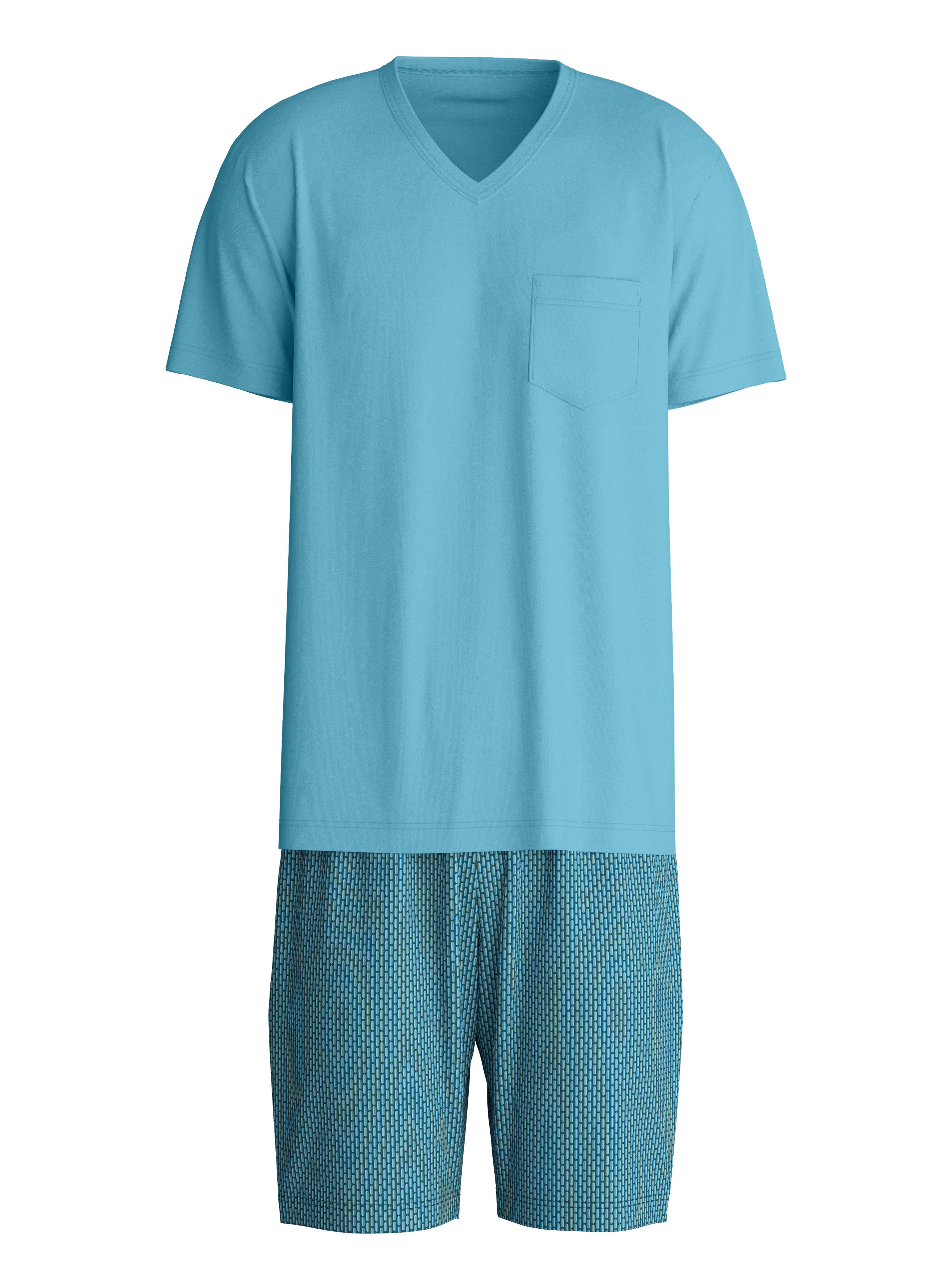 CALIDA Shorty Relax Streamline 1 (2 tlg) weich, Interlock-Qualität, kurze Ärmel