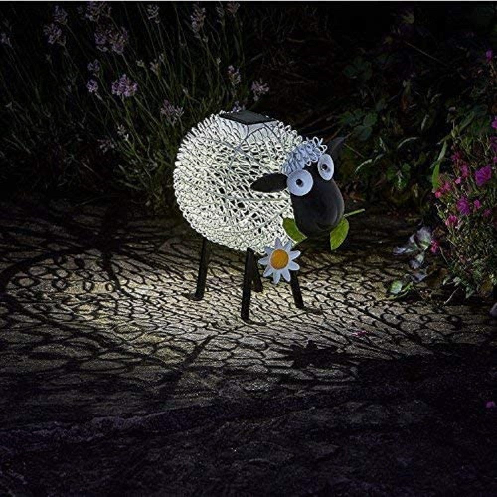 Smart Garden LED Solarleuchte Solar-Silhouette Schaf "Dolly" aus Metall, Solarleucht, Garten, LED fest integriert