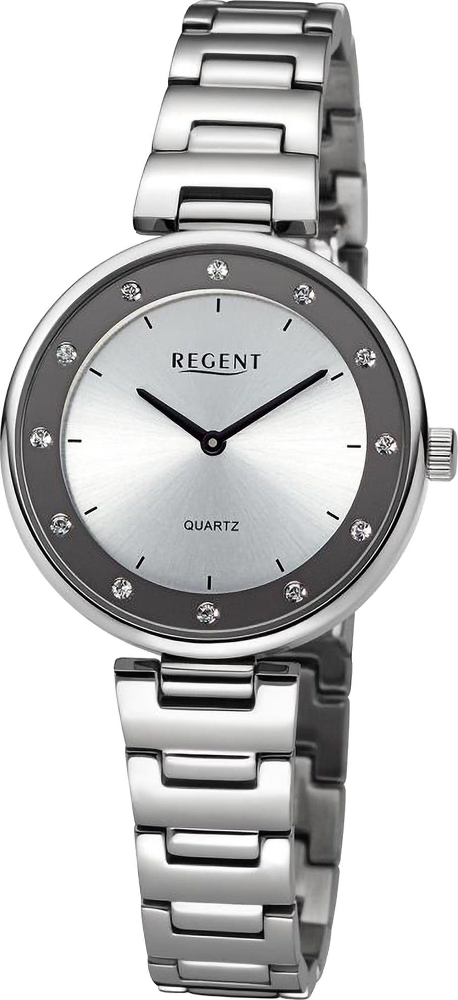 Quarzuhr Regent Damen Armbanduhr Analog