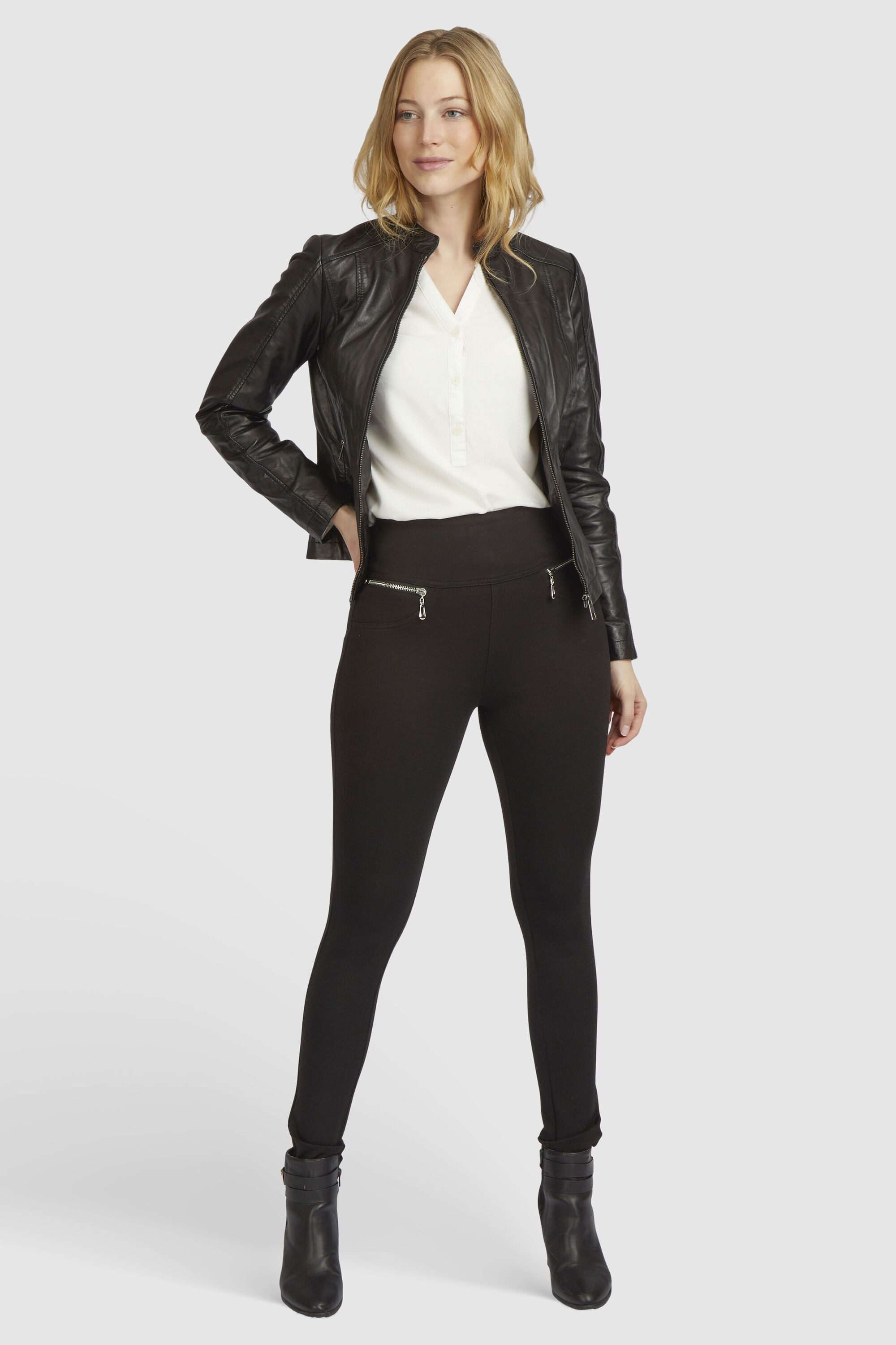 bugatti Lederjacke BULady-114 (1-St) aus weichem Leder
