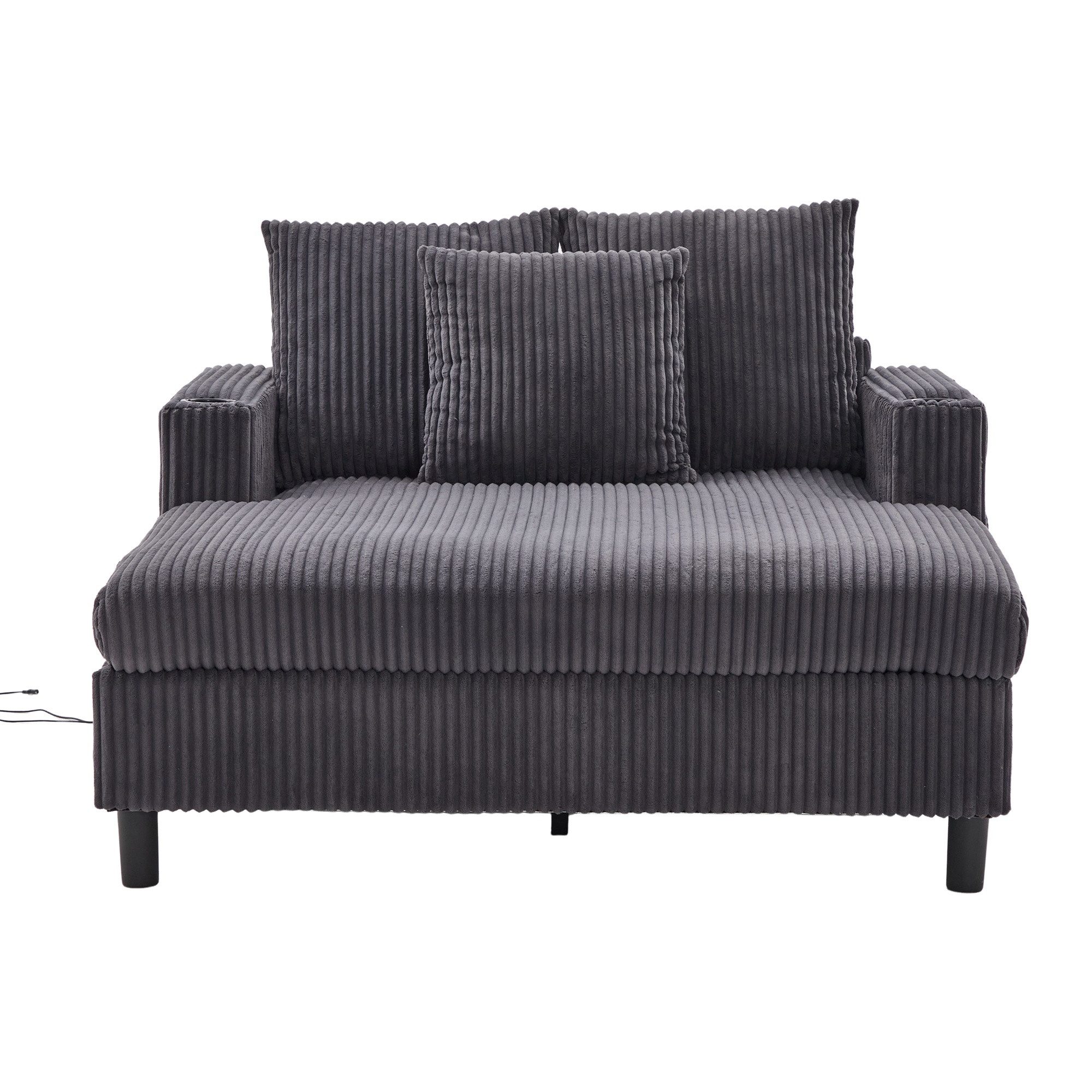 LVHOM Polsterliege XXL Relaxsessel mit LED-Licht & Ladestation - Haustierfr günstig online kaufen