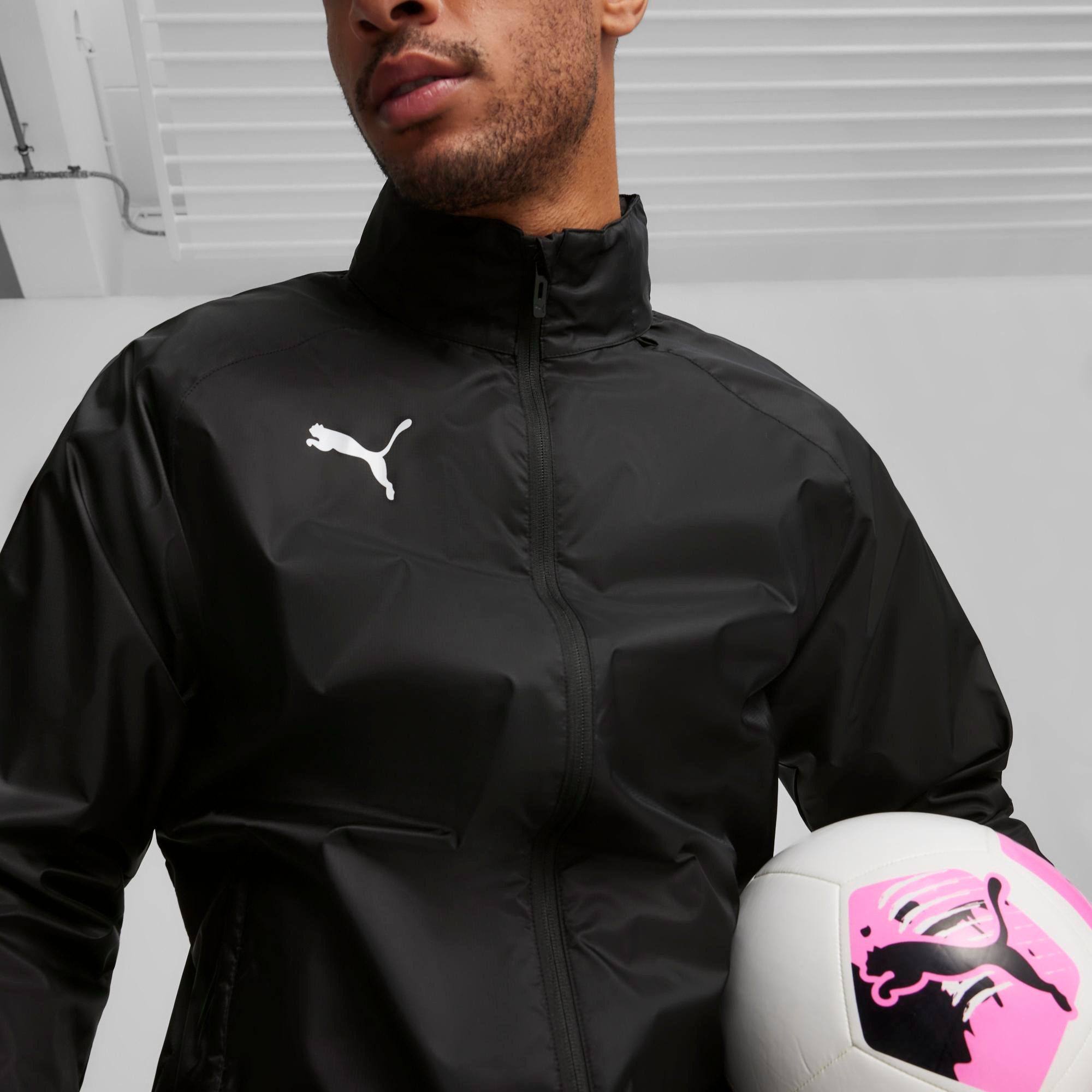 PUMA Trainingsjacke TEAMGOAL ALL WEATHER JACKET moderne Optik, mit leistungsstarken Materialien, mit Kapuze – Bild 4 von 5