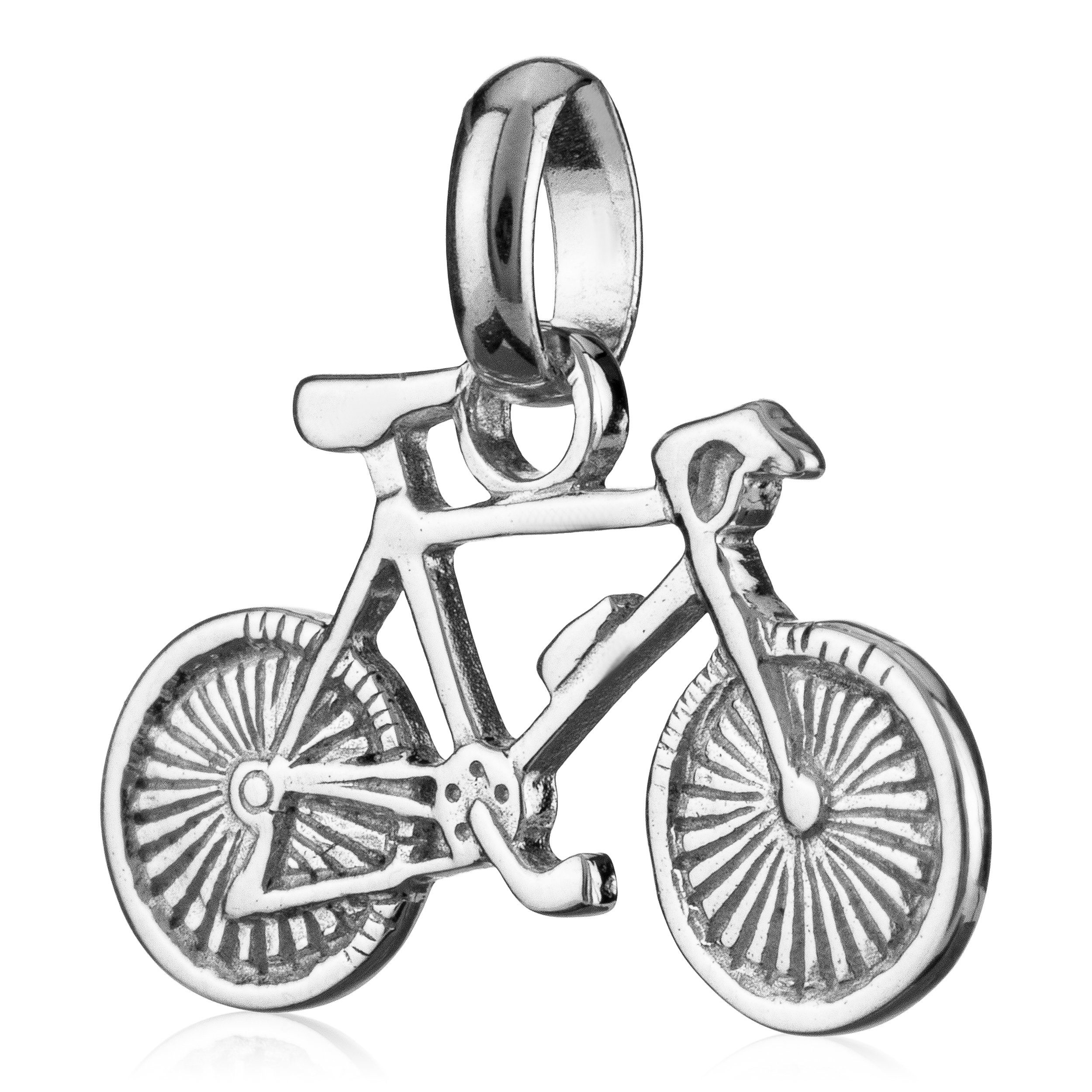 NKlaus Kettenanhänger Fahrrad klein Kettenanhänger 9x17mm Bike Silber 92 günstig online kaufen