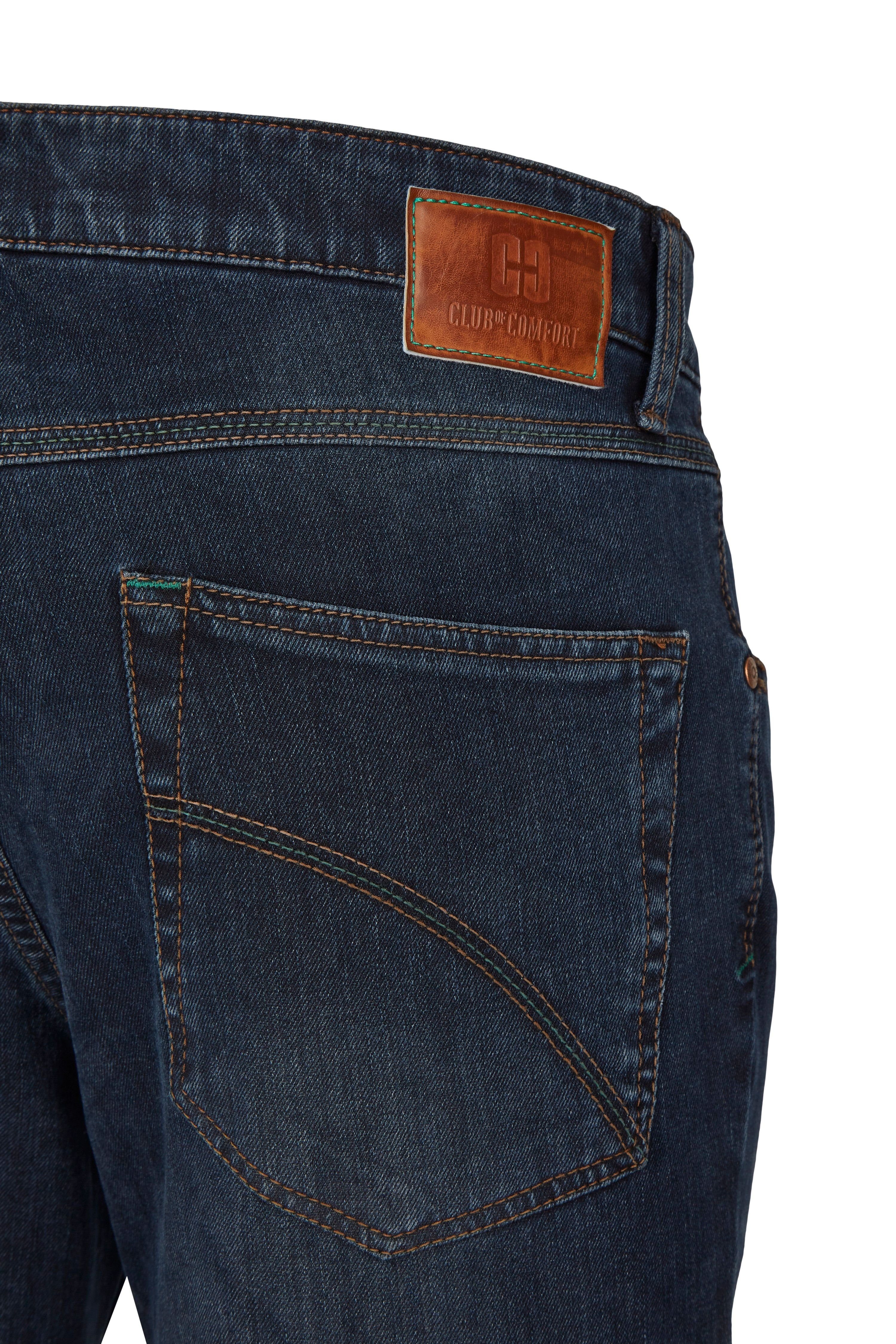 Club of Comfort 5-Pocket-Jeans blau