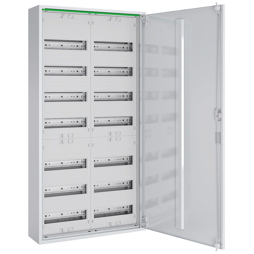 ABN Verteilerbox ABN Feldverteiler, AP, mit Volltüren, 2x7-reihig (ABNRM207R01)