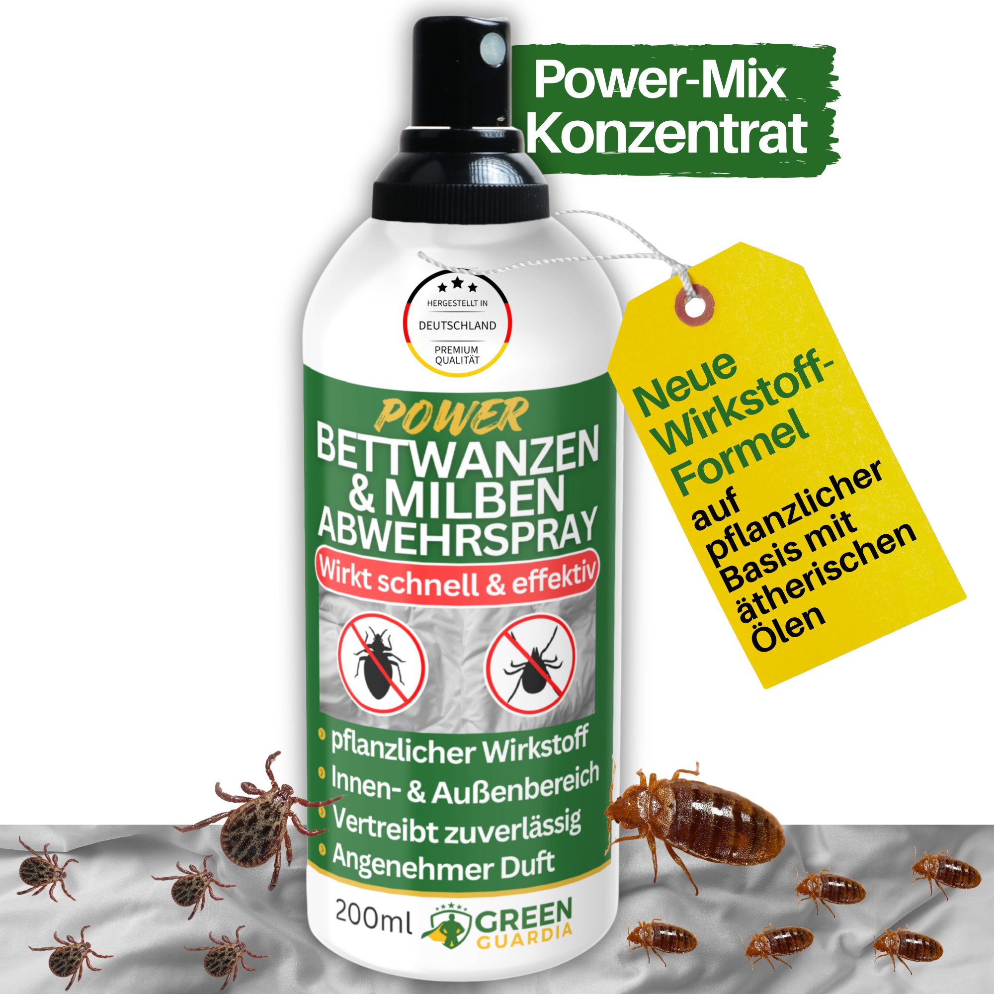 Insektenvernichter Bettwanzen-Abwehrspray Power-Konzentrat, für Innen & Außen