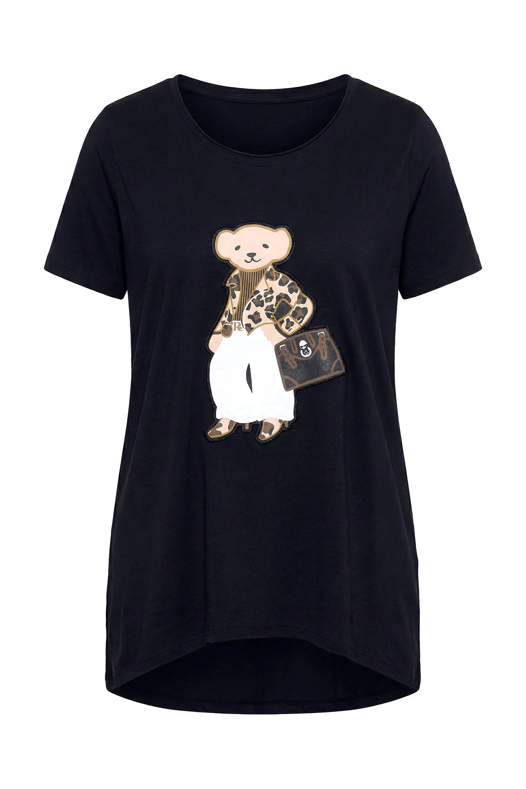 Angel of Style T-Shirt T-Shirt A-Linie Glitzer auf dem Teddybär günstig online kaufen