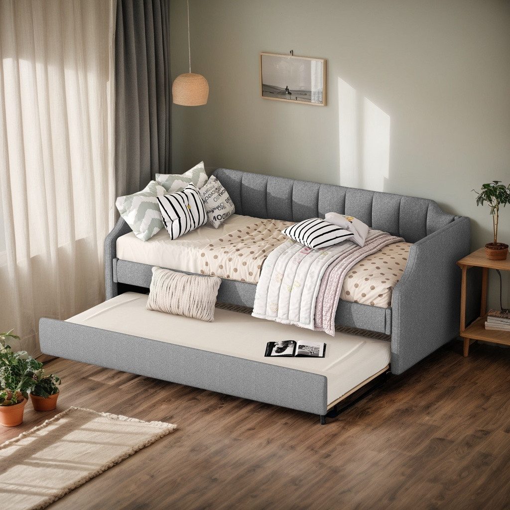 Ulife Daybett Tagesbett Polsterbett mit Unterbett (Gepolstertes Einzeltages günstig online kaufen