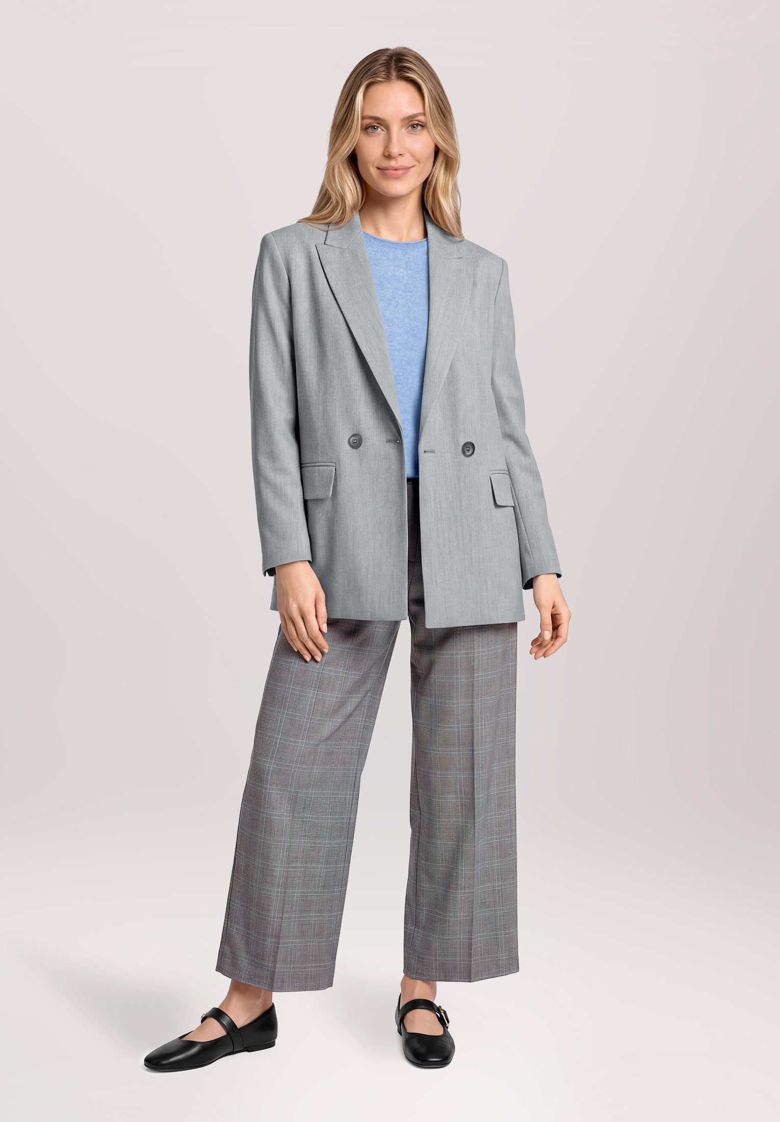 Betty&Co Longblazer Damen mit Taschen