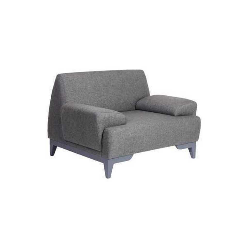 JVmoebel Sessel Grauer Designer Sessel Moderner Wohnzimmer 1-Sitzer Relax (1-St., 1x Sessel), Made in Europa