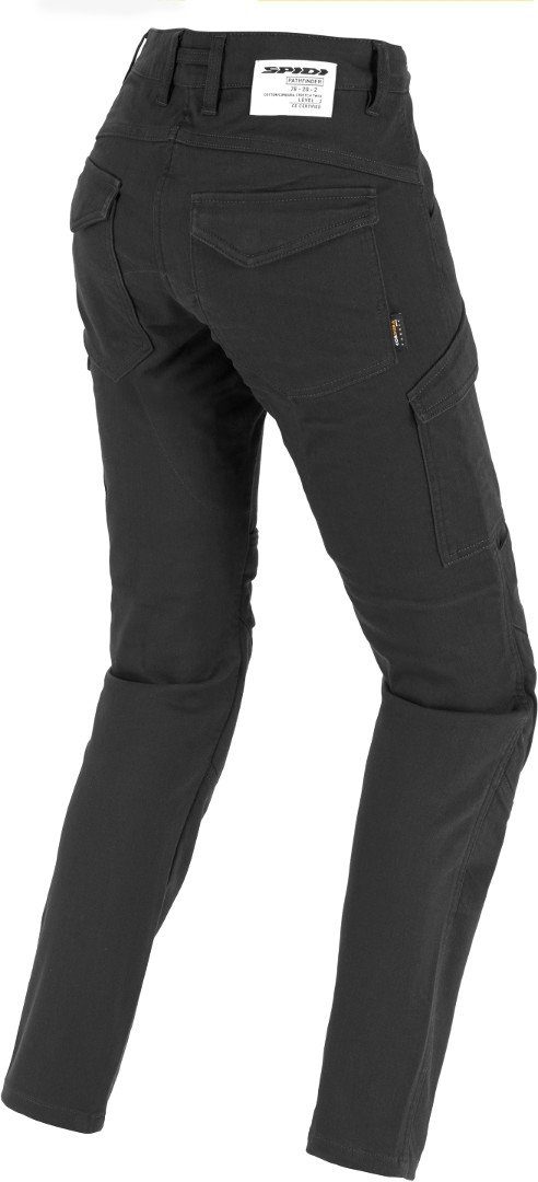 SpiDi Motorradhose Pathfinder Cargo Damen Motorrad Textilhose Knieprotektoren enthalten