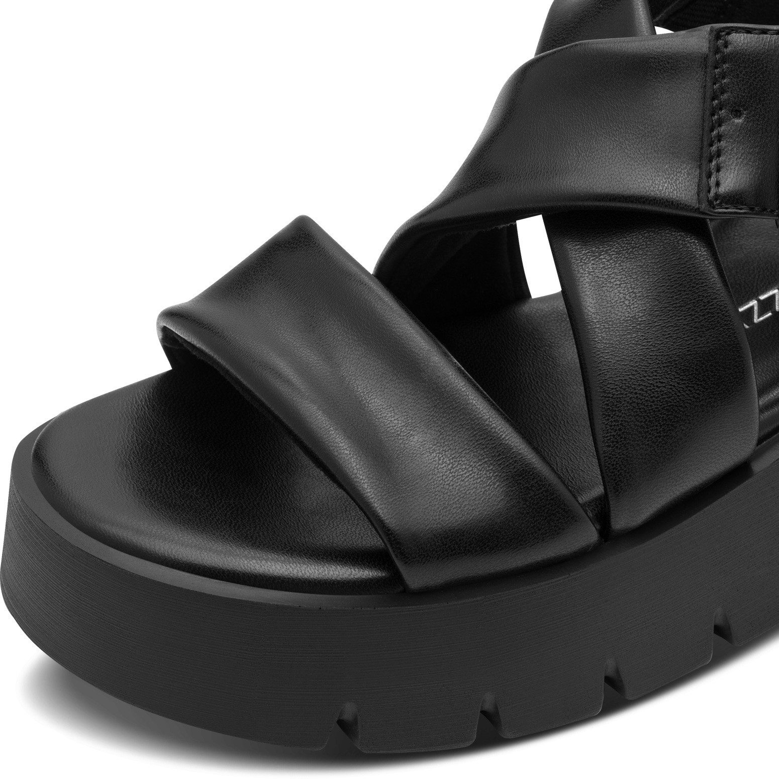 MARCO TOZZI Keilsandalette, Plateau, Sommerschuh, Riemchensandale mit Feel Me-Ausstattung