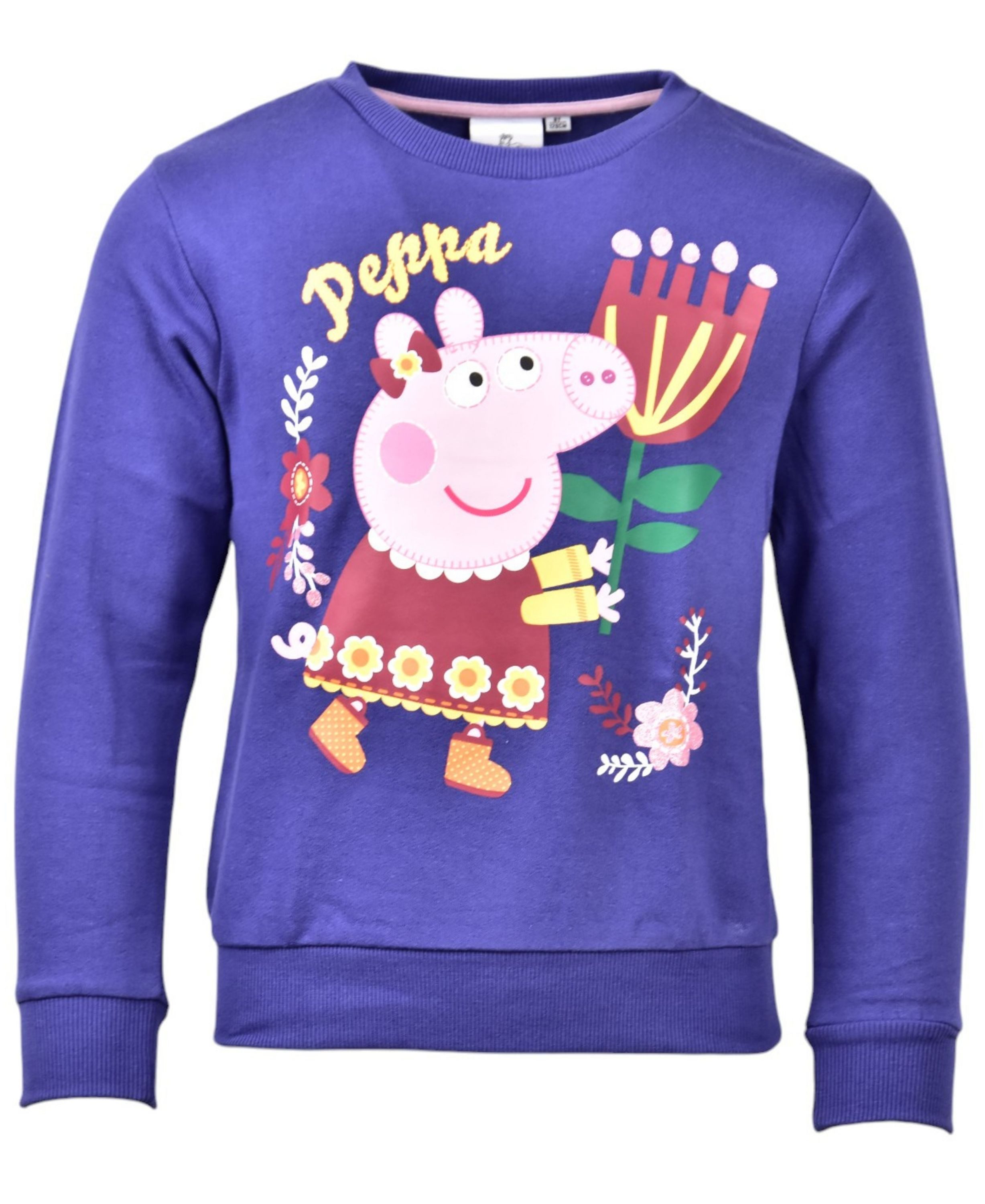 Peppa Pig Sweatshirt Peppa Wutz Mädchen Sweat-Pullover Размер 98 -128 cm
