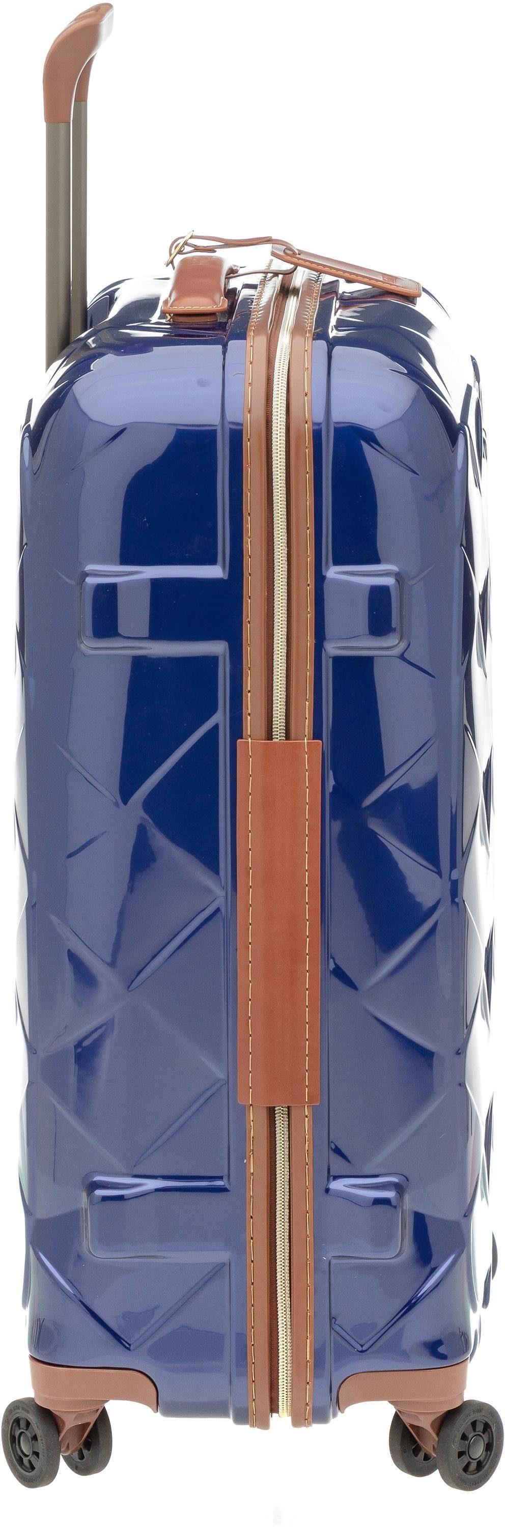 76 Hartschalen-Trolley Rollen blue 4 cm, Stratic Leather & More,