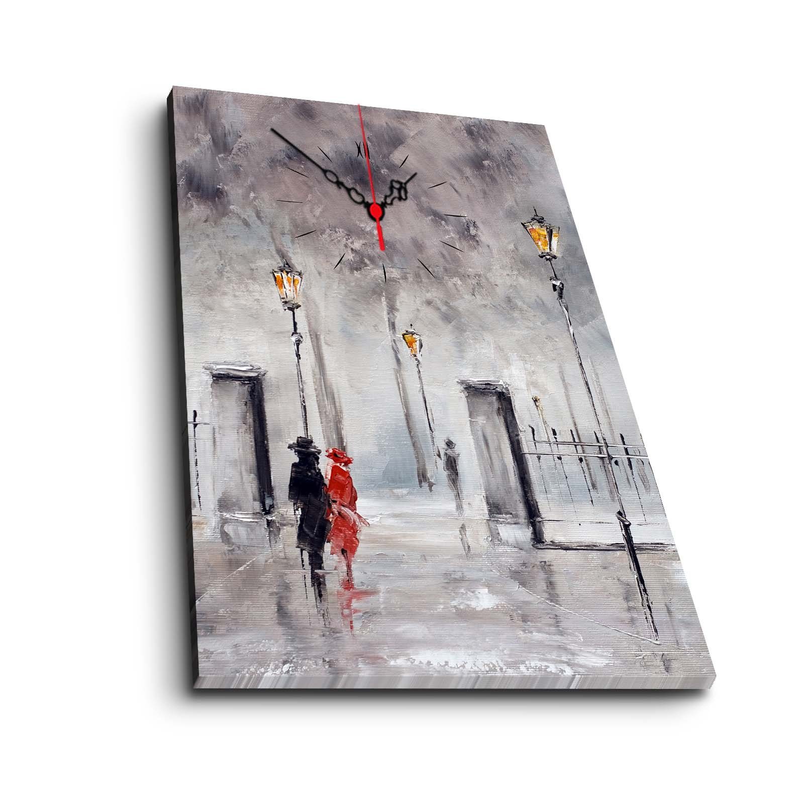 Wallity Wanduhr 100% SUEDE CANVAS, 45 x 70 T1601 günstig online kaufen