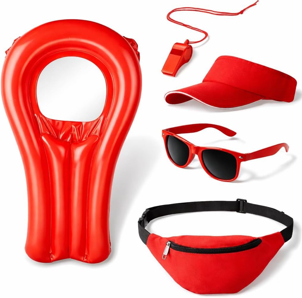 TK Gruppe Kostüm 5 in 1 Lifeguard Set Baywatch – Fasching Karneval Verkleidung