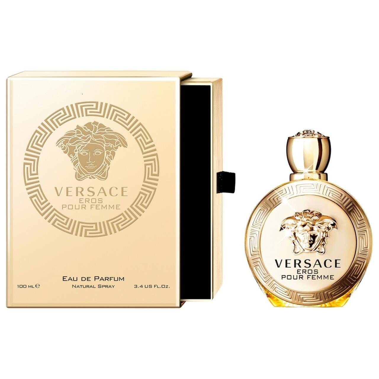 Versace Eau de Parfum Eros Pour Femme, Glasflakon, Parfüm EDP, Damenduft