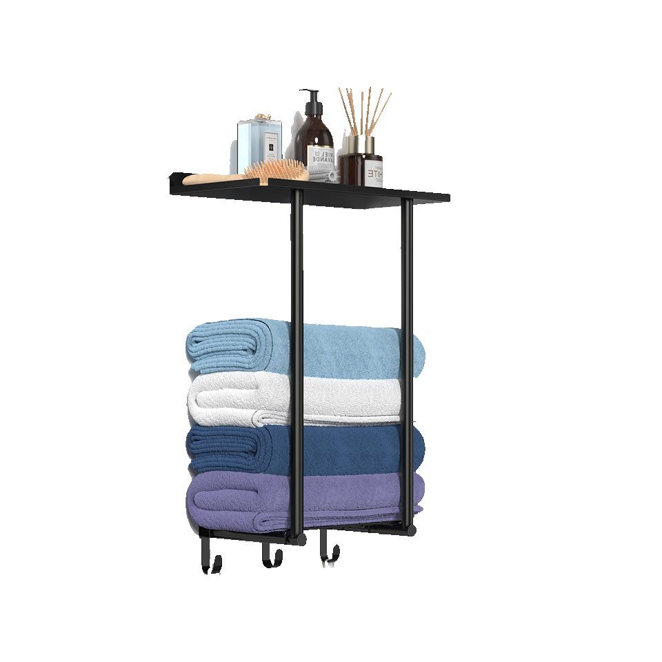 YI Handtuchhalter 42cmHandtuchregal,Wand mit 3 Handtuchhaken Gästehandtuchh günstig online kaufen