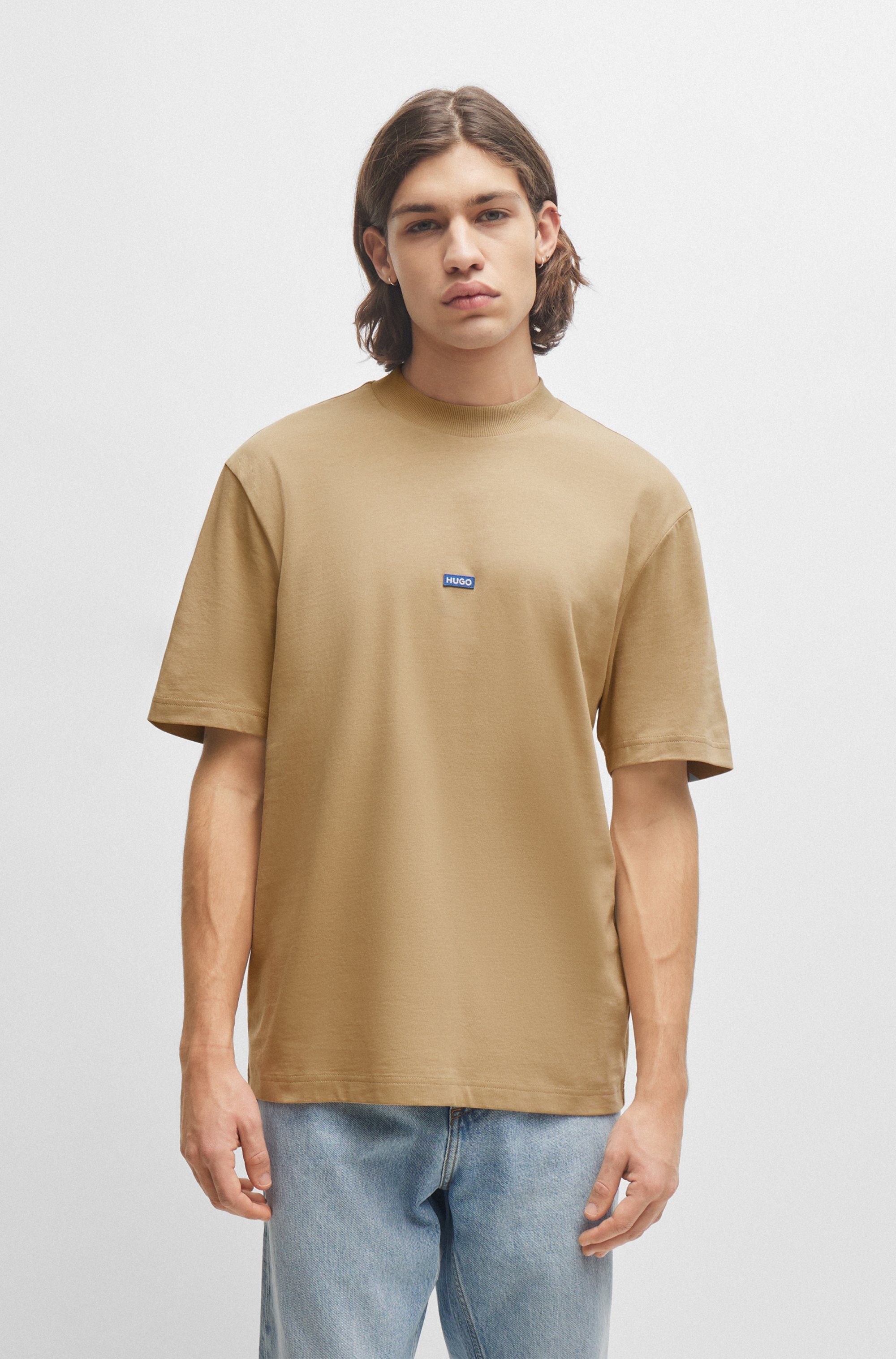 HUGO Blue T-Shirt Nieros mit Logo-Patch günstig online kaufen