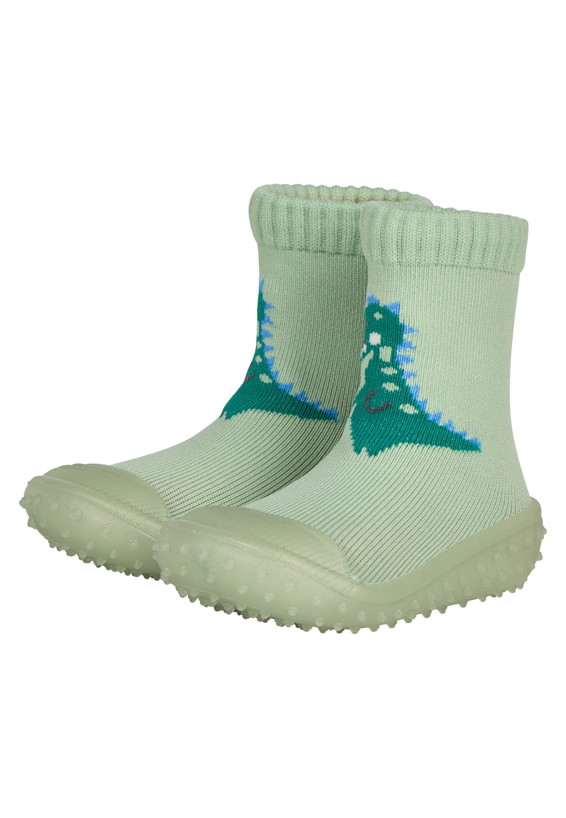 Sterntaler® Basicsocken Adventure-Socks Dino (1-Paar, 1 Paar) Adventure Socks Dino, rutschfeste Sohle, elastisch, schnelltrocknend