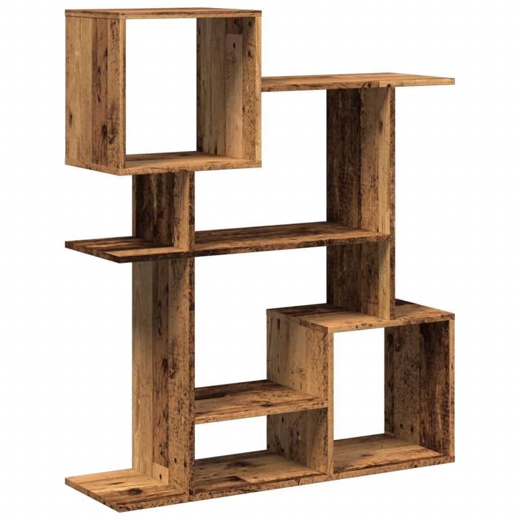 vidaXL Bücherregal Raumteiler-Bücherregal Altholz-Optik 92x29x112 cm günstig online kaufen