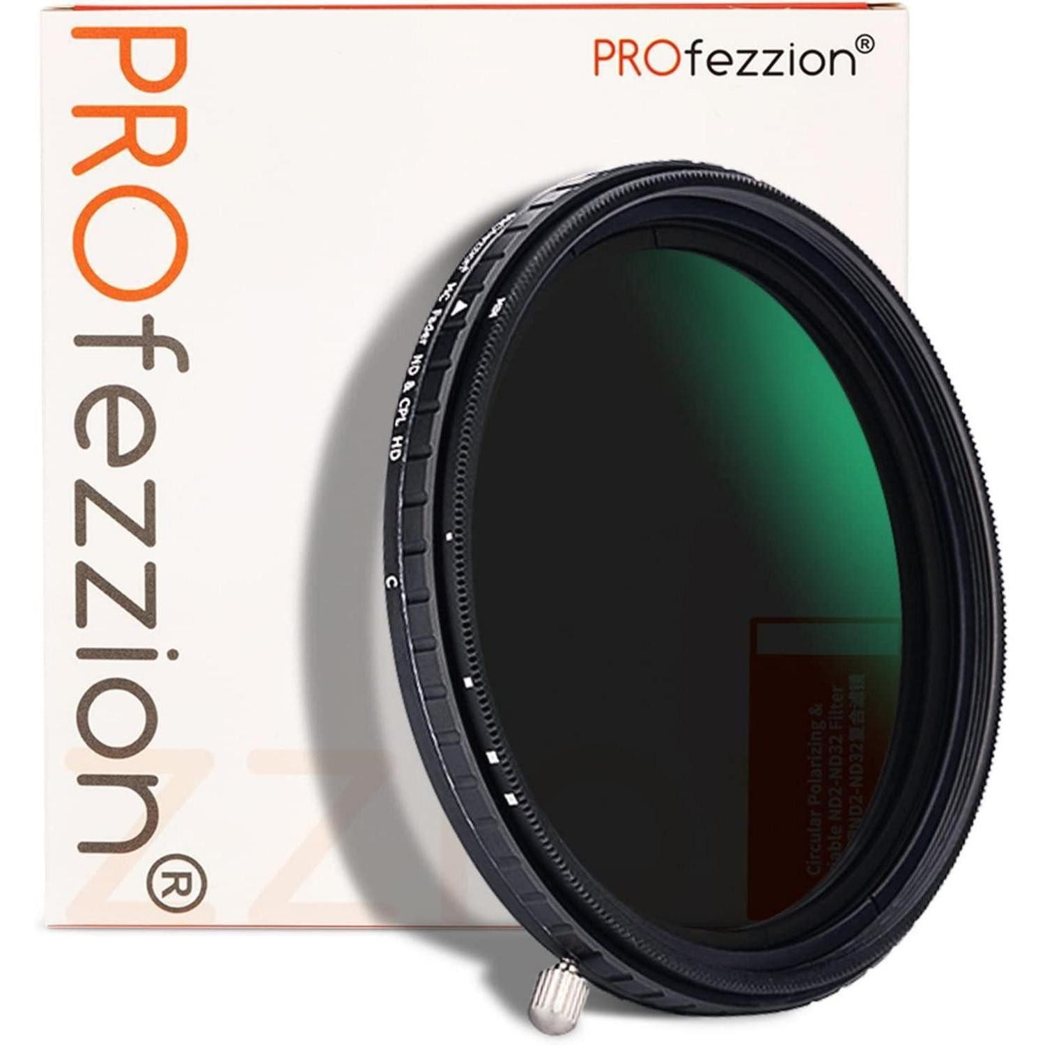 77mm Variabler ND CPL Filter 2 in 1 ND2-ND32 5 Hard Stop für Foto-Filter-Sets