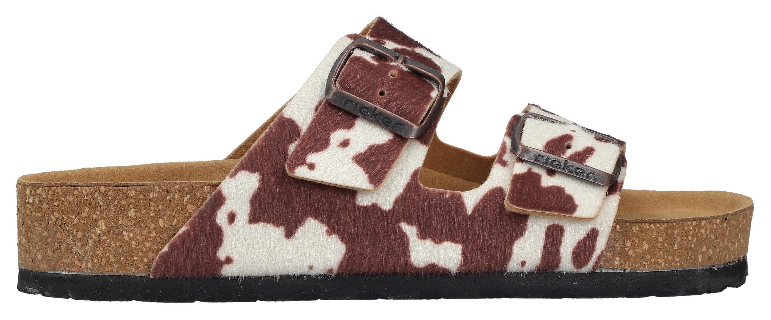 Rieker Pantolette Sommerschuh, Strandschuh, Hausschuh mit verstellbaren Schnallen