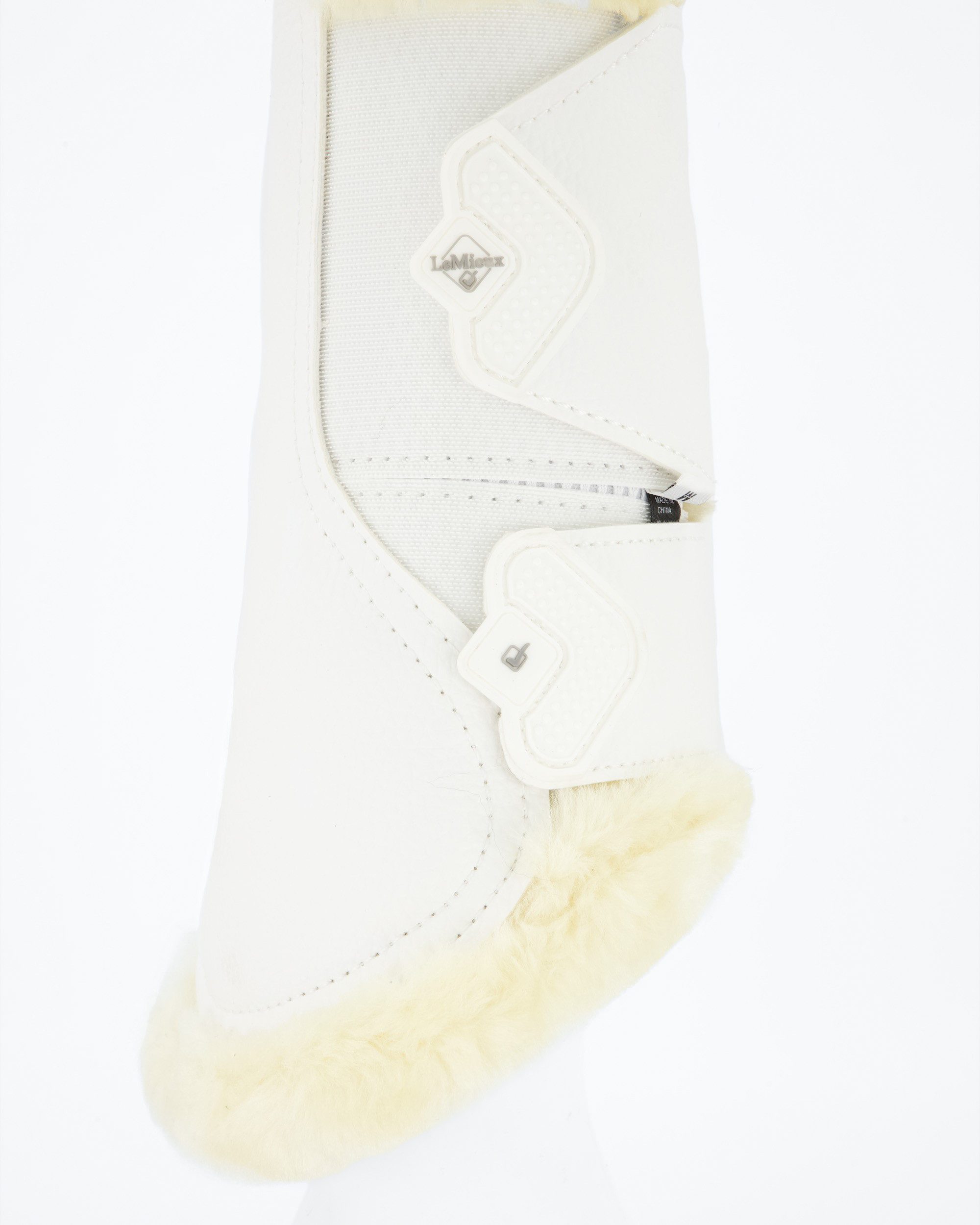 LeMieux Gamaschen Gamaschen Brushing Fleece in weiß/natur