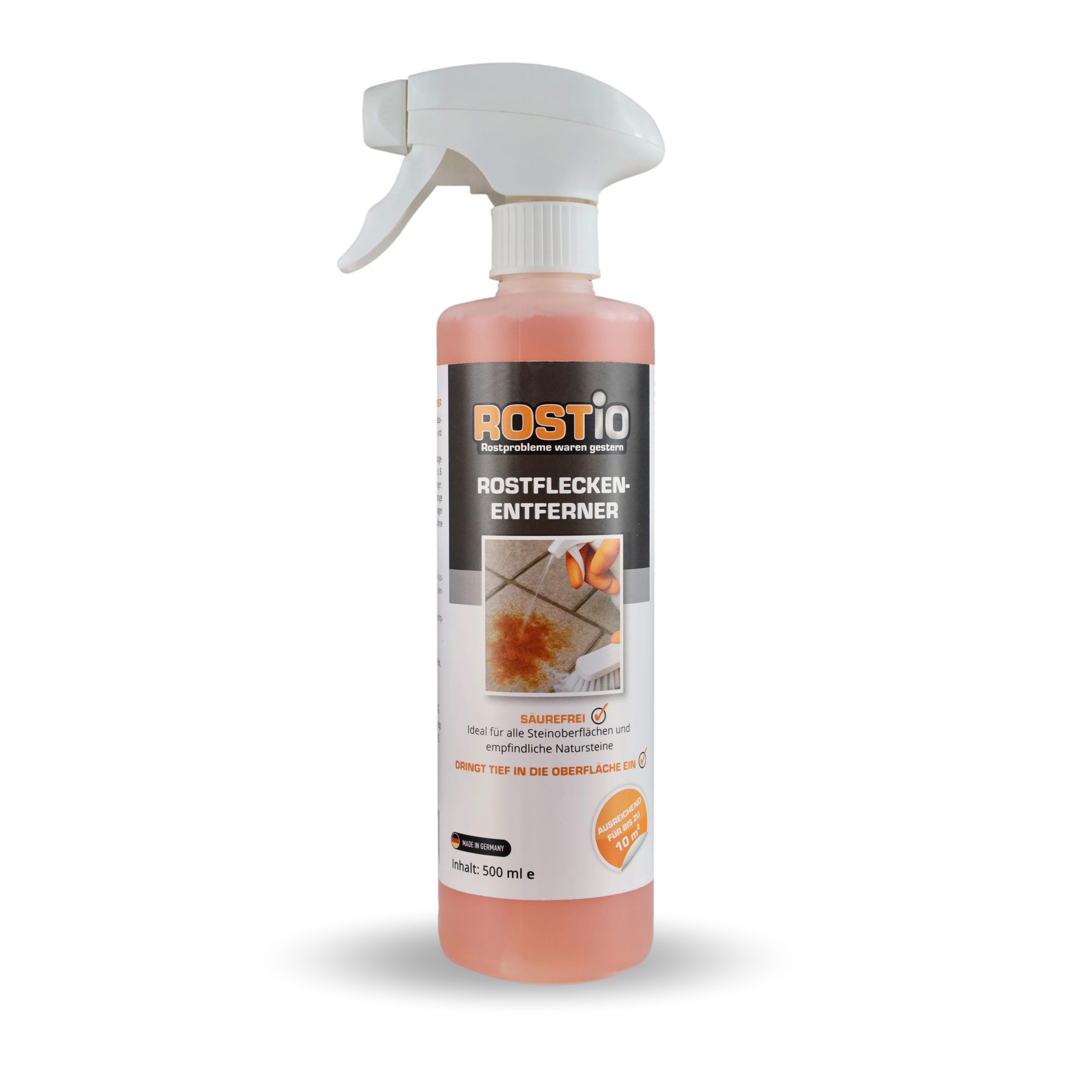 Rostio Rostentferner für Stein Reiniger Steinentroster Rostentferner (500 ml)